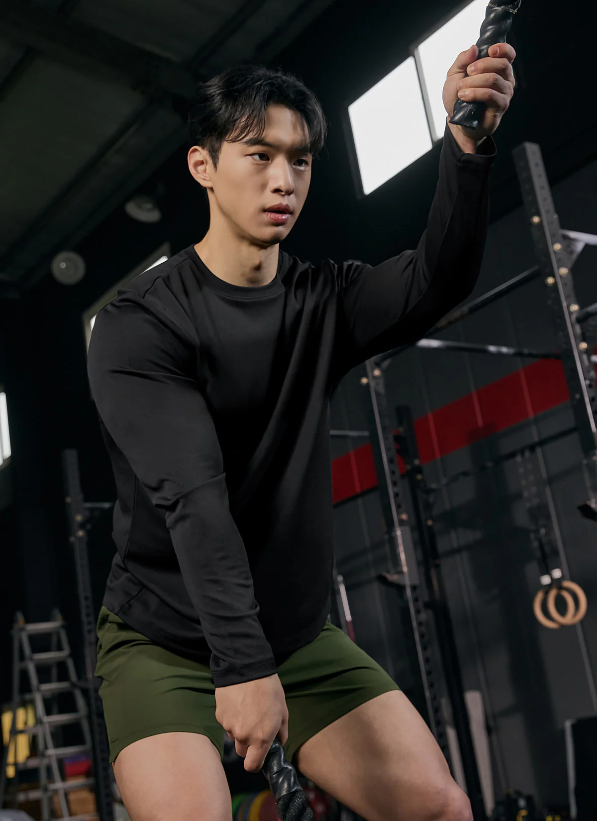 Air Waffle Mesh Men's Regular Fit Long Sleeve - Image 26