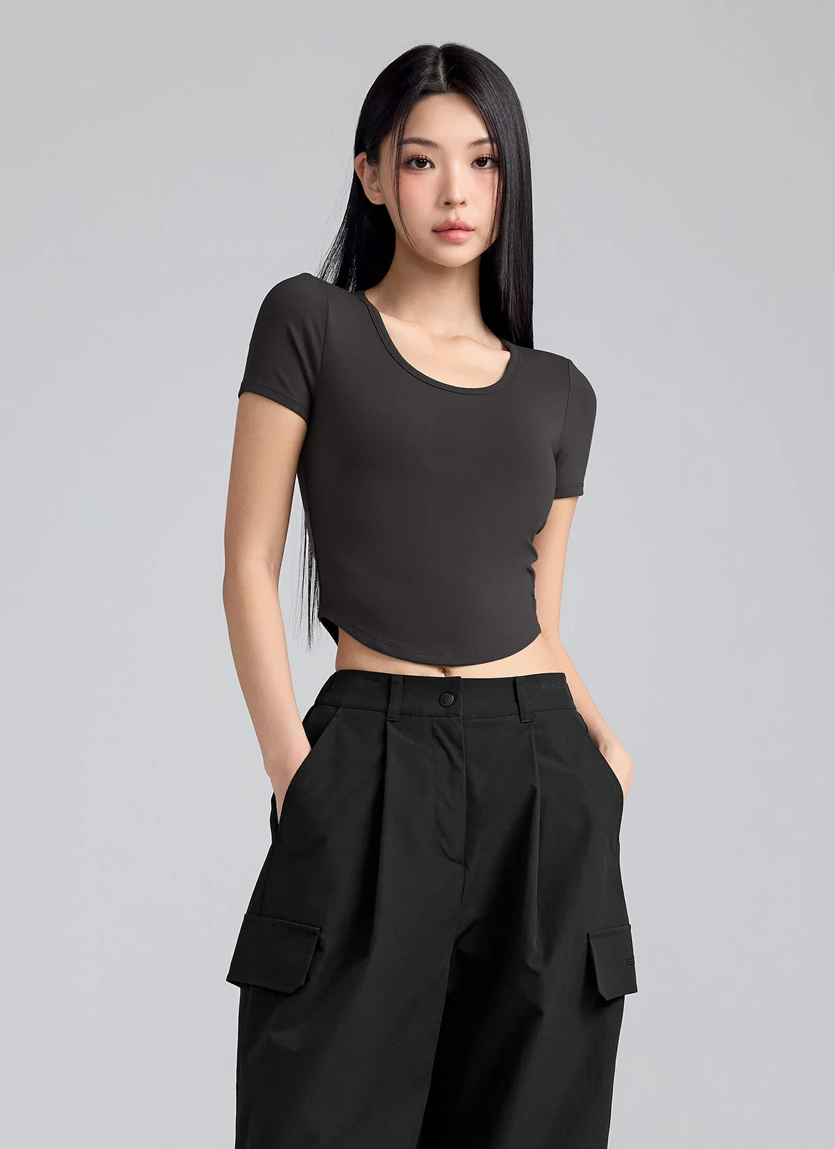 All-in-One In-Pad Cropped Short Sleeve - Image 14