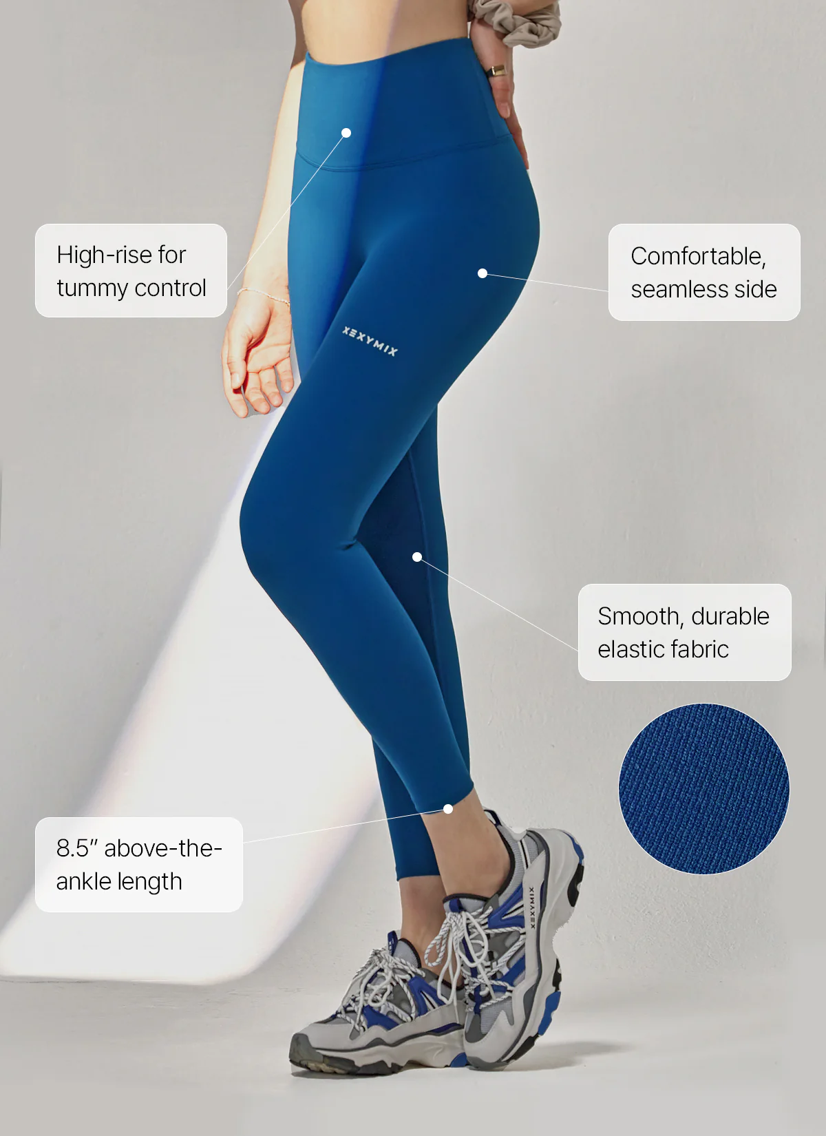 Black Label 360N 8.5" Leggings - Image 6