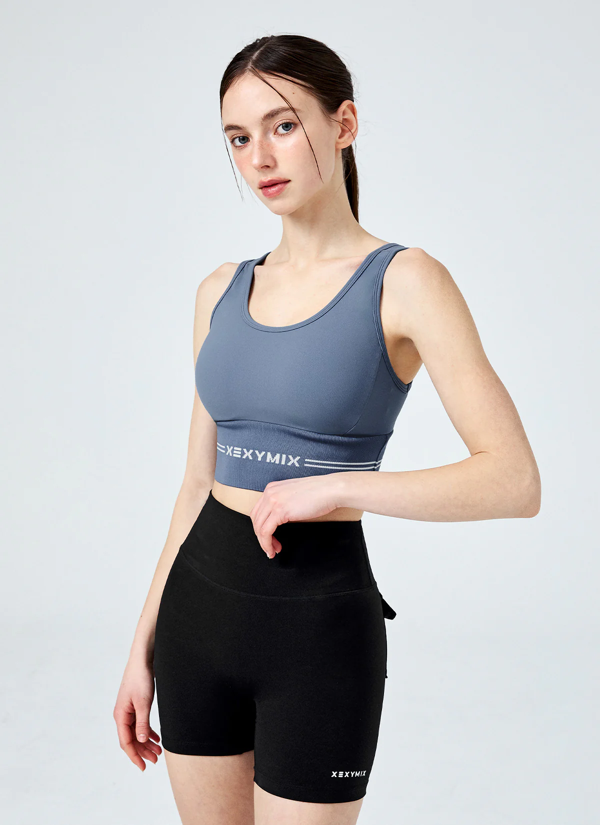 Black Label Power Rise Logo Banding Bra - Image 3