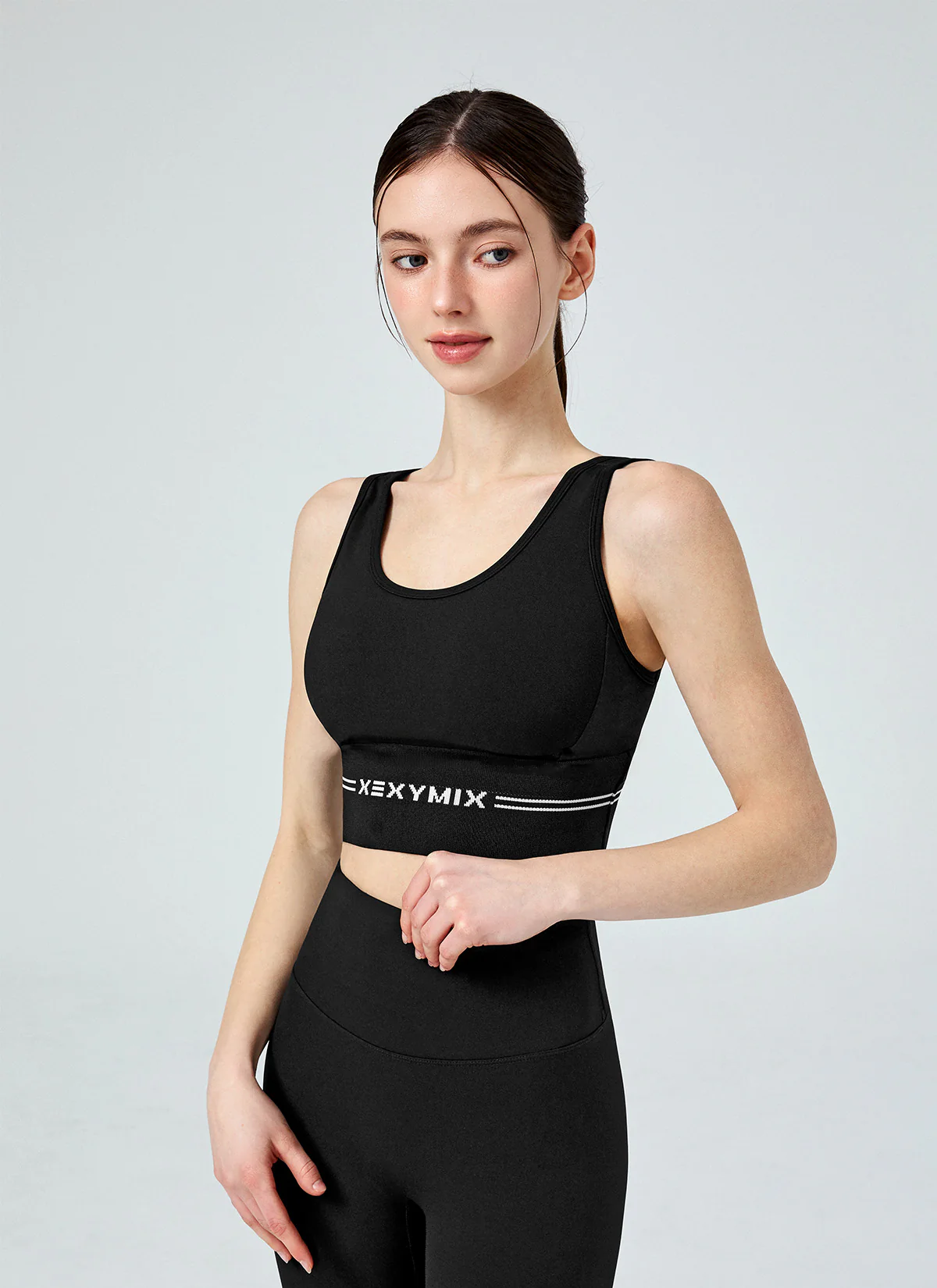Black Label Power Rise Logo Banding Bra - Image 4