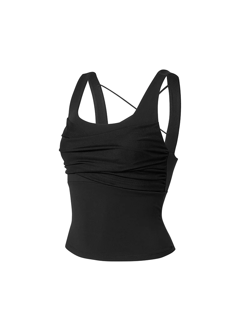 Black Label Power Rise Shirring Tank Top - Image 10