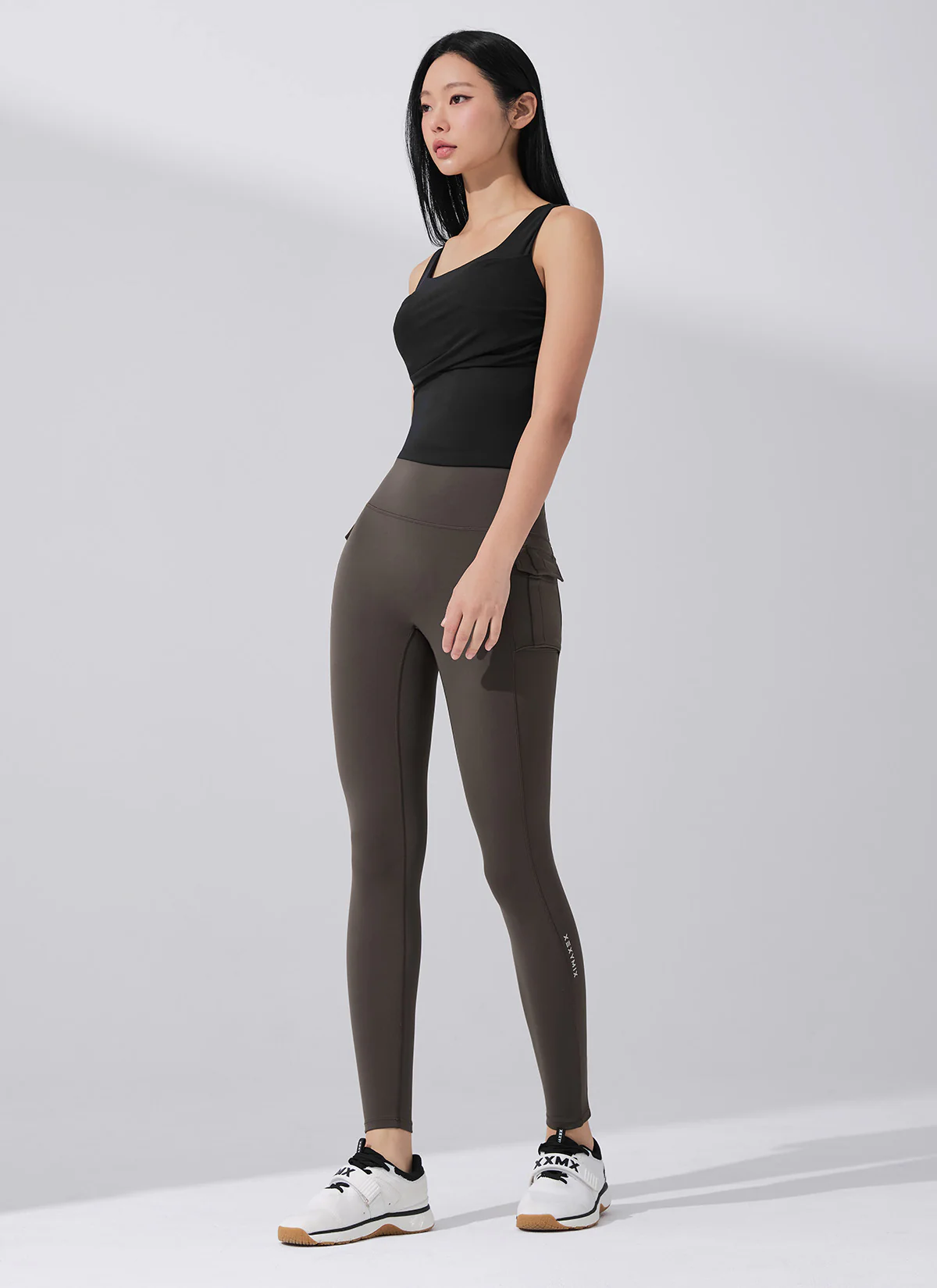 Black Label Power Rise Shirring Tank Top - Image 8