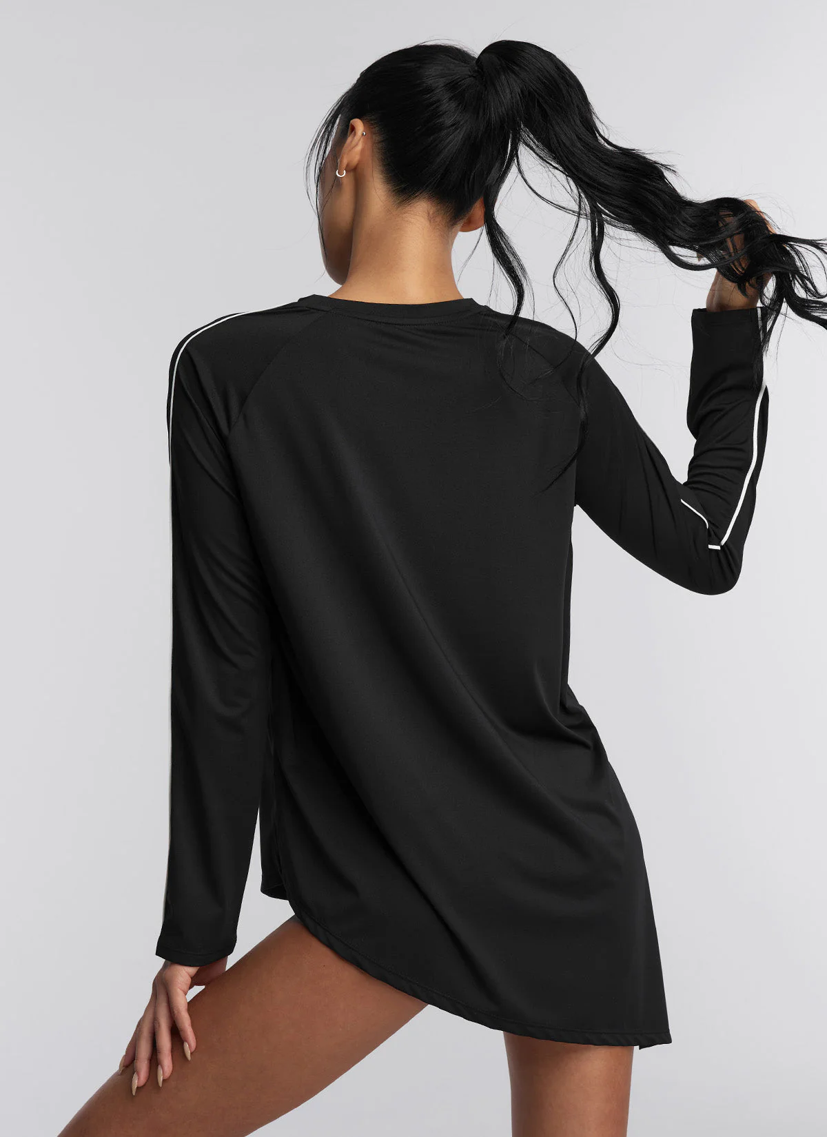 Black Label Signature Life Unbalanced Piping Rash Guard - Image 20