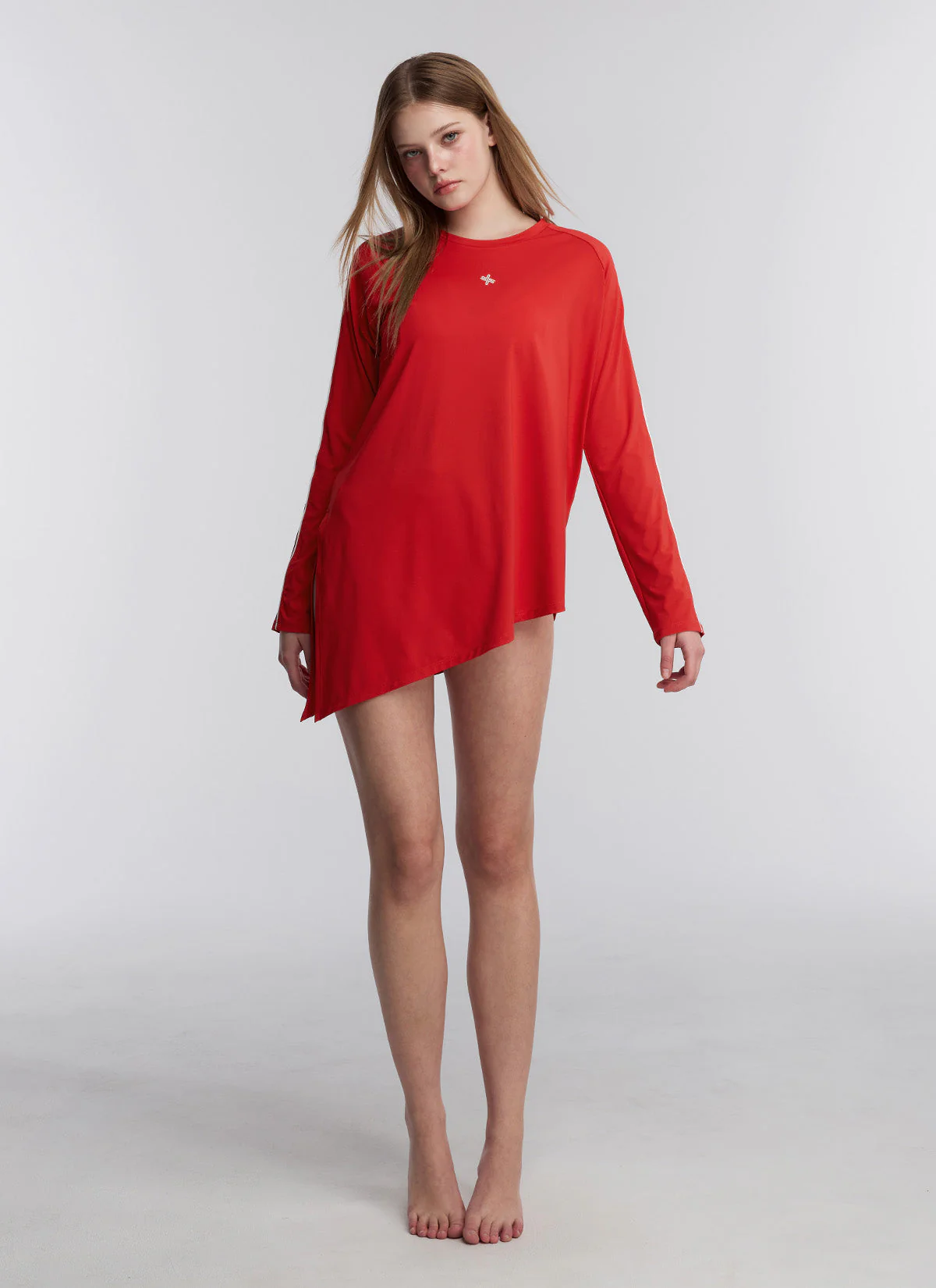 Black Label Signature Life Unbalanced Piping Rash Guard - Image 7