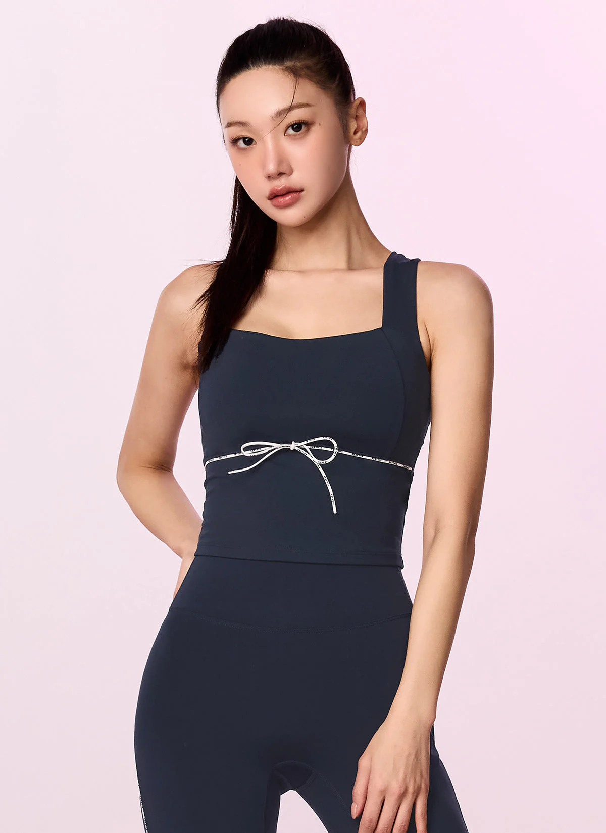 Comfort Fine Logo Piping Cropped Top - Image 3