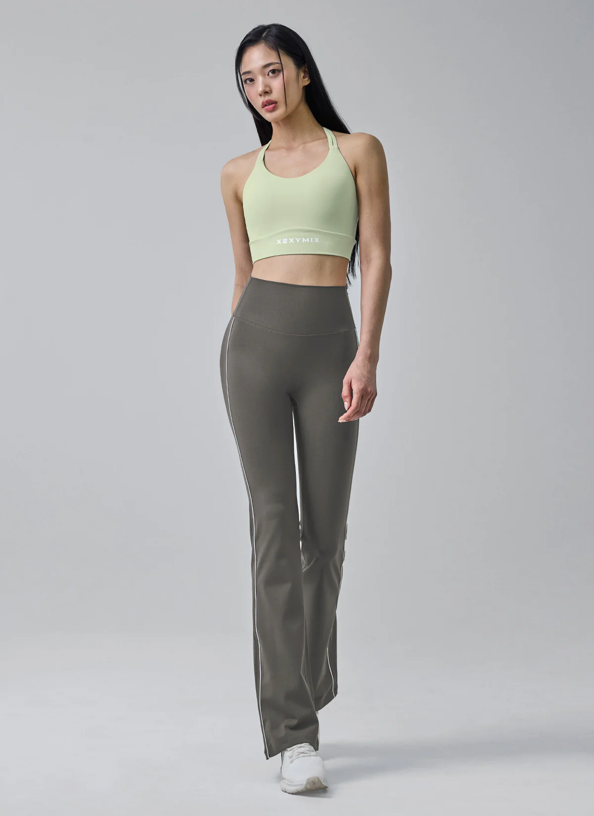 Comfort Fine Piping Bootcut Leggings - Image 8