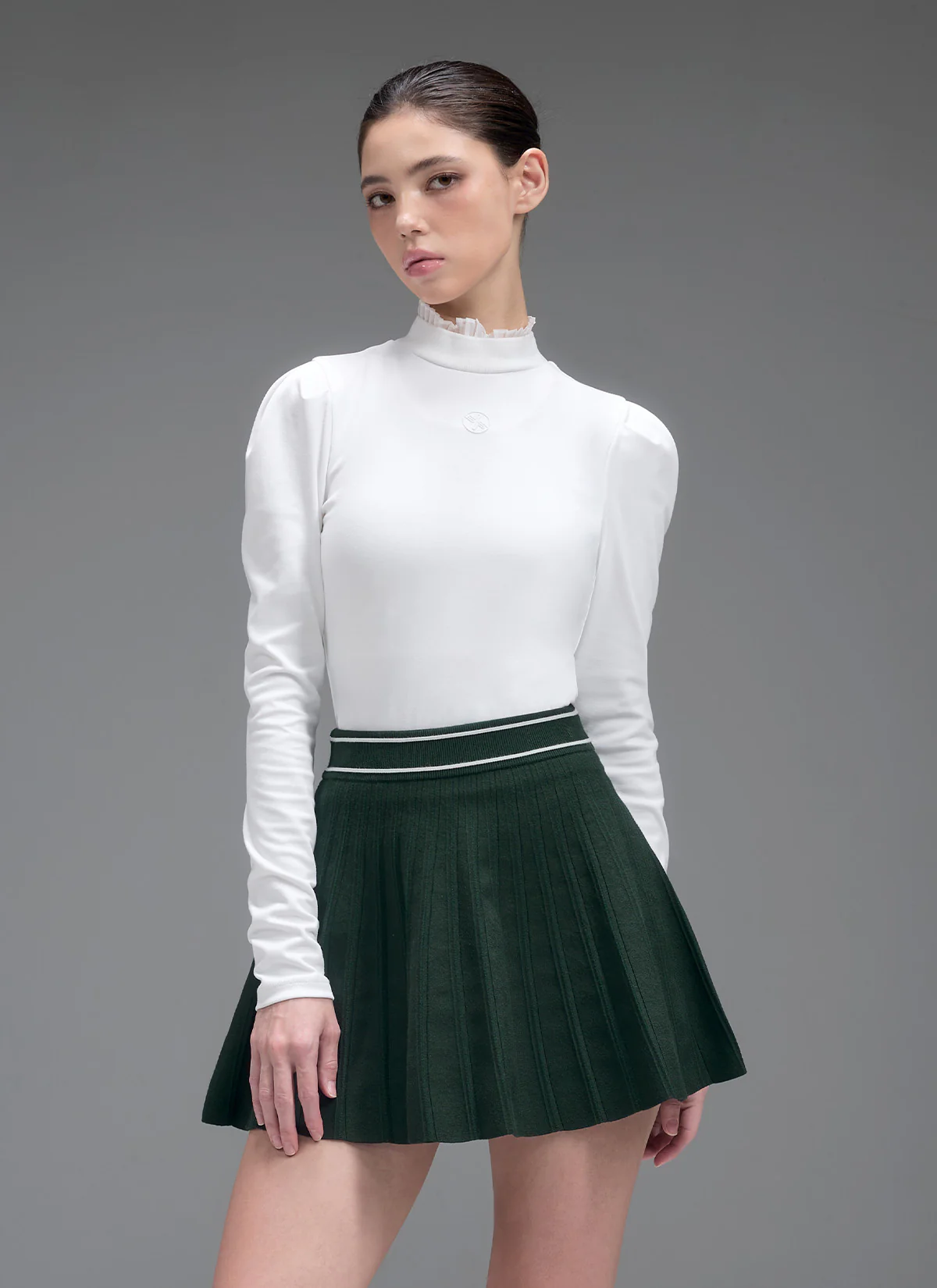 Comfort Knit Pleated Skirt - Image 13