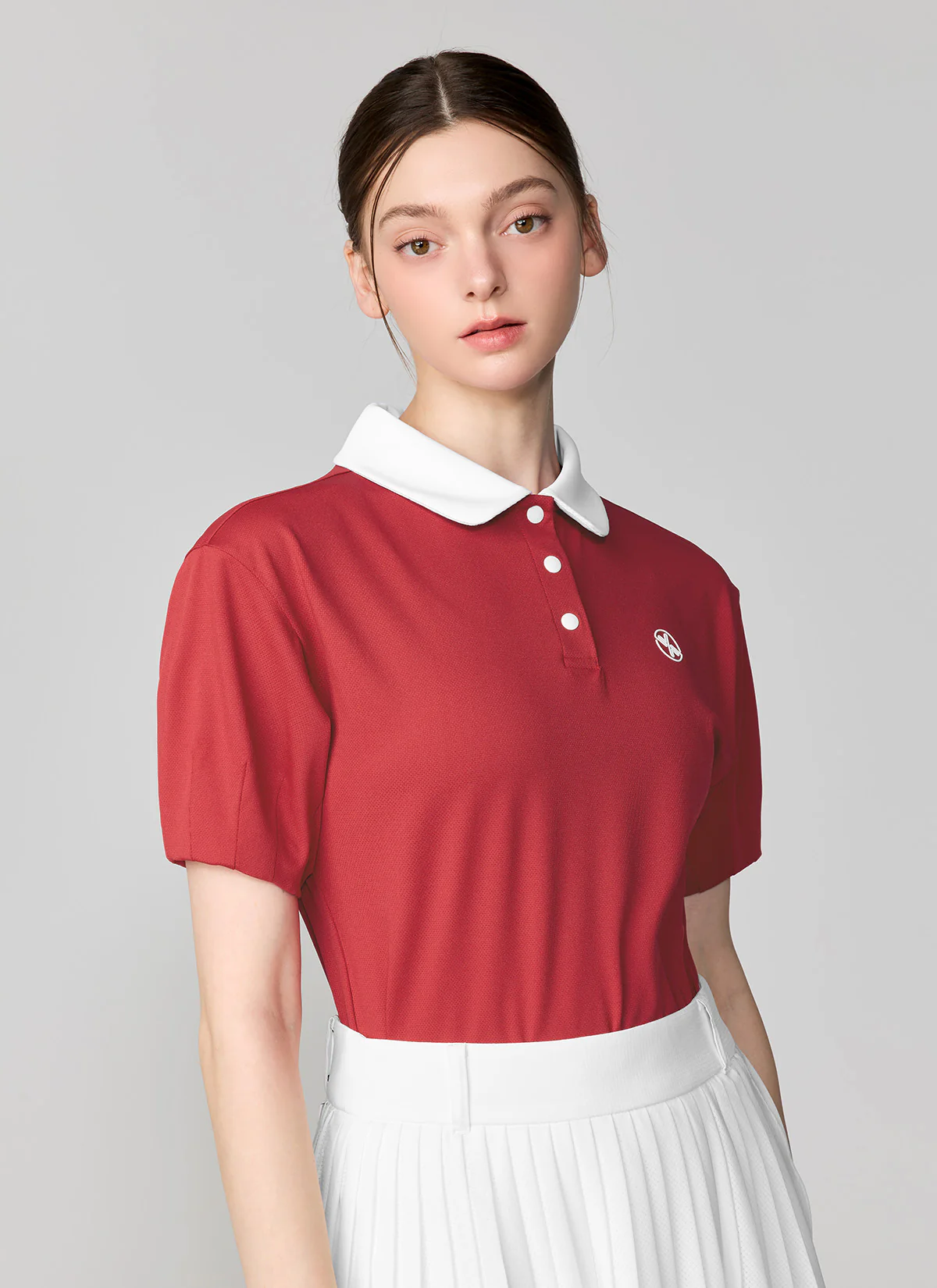 Contrast Collar Polo Short Sleeve - Image 10