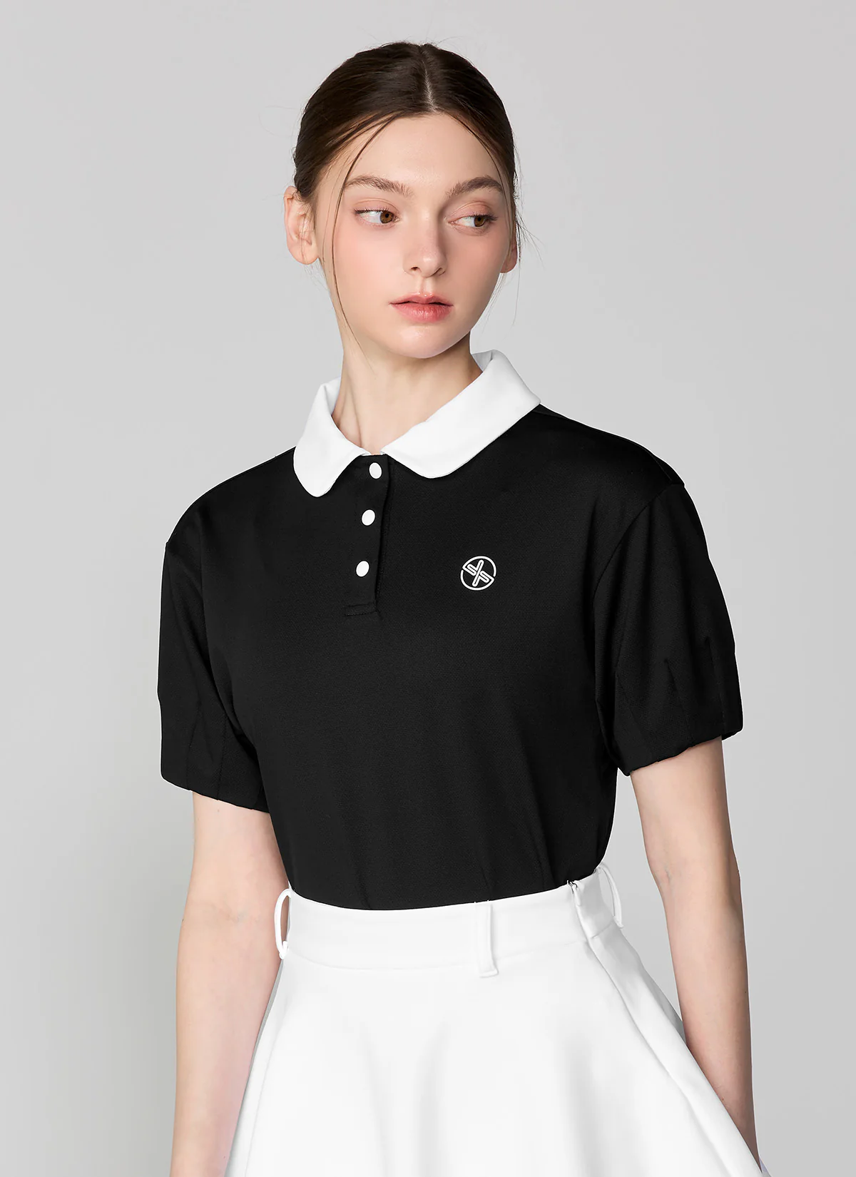 Contrast Collar Polo Short Sleeve - Image 3