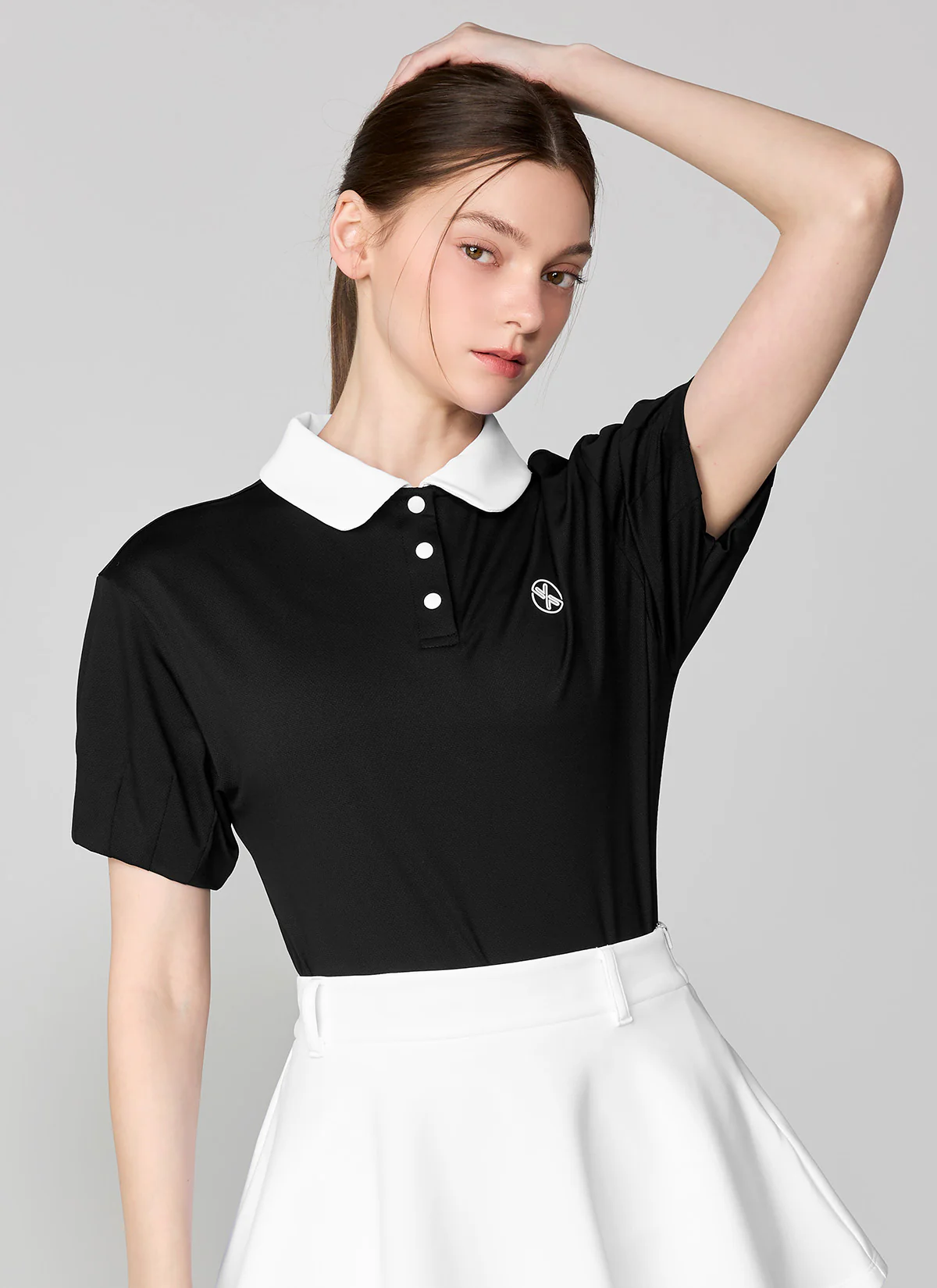 Contrast Collar Polo Short Sleeve - Image 4
