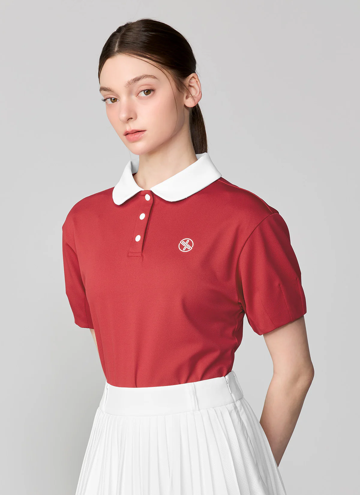 Contrast Collar Polo Short Sleeve - Image 9