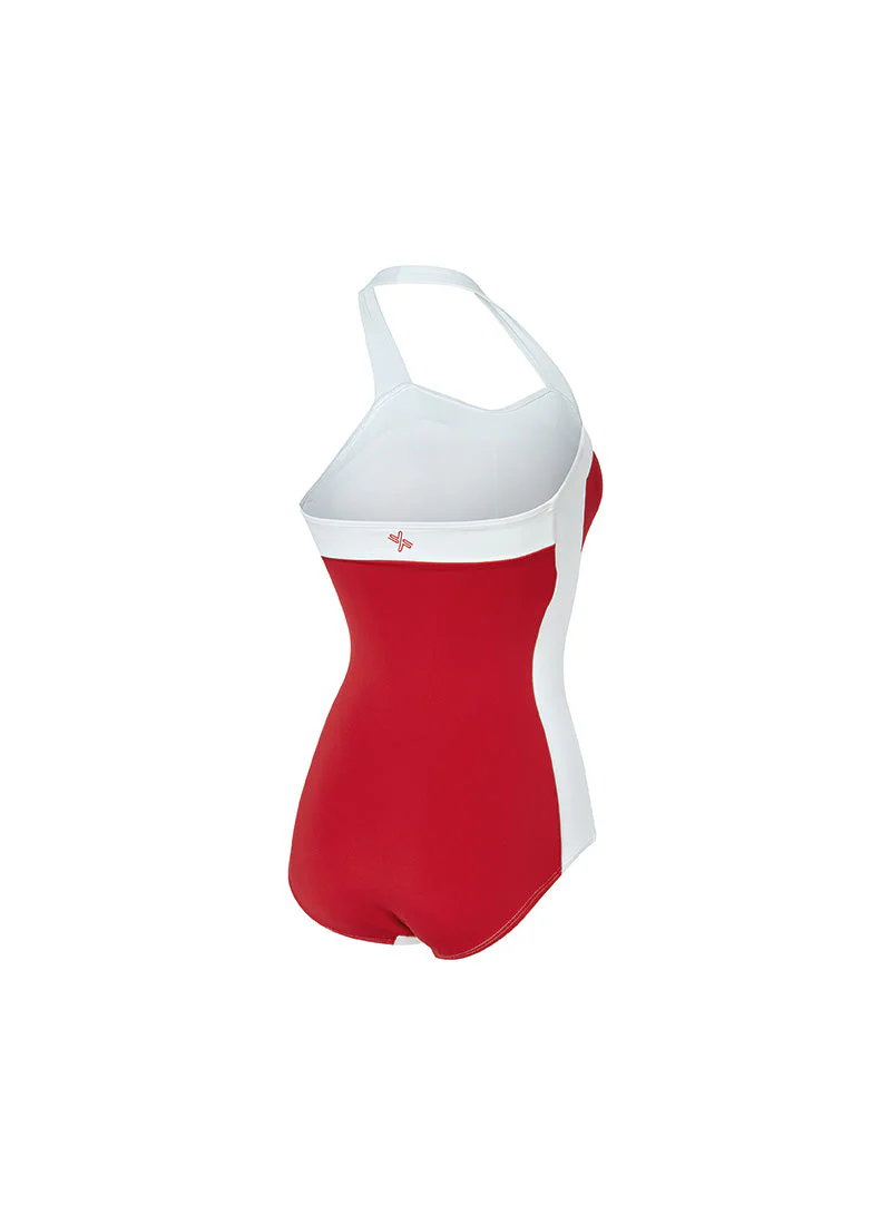 Contrast Marine Halterneck Swimsuit - Image 6