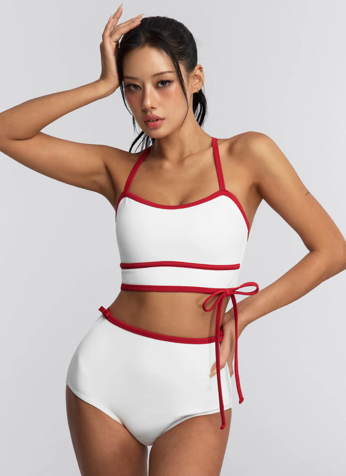Contrast Ribbon Bra - Image 12
