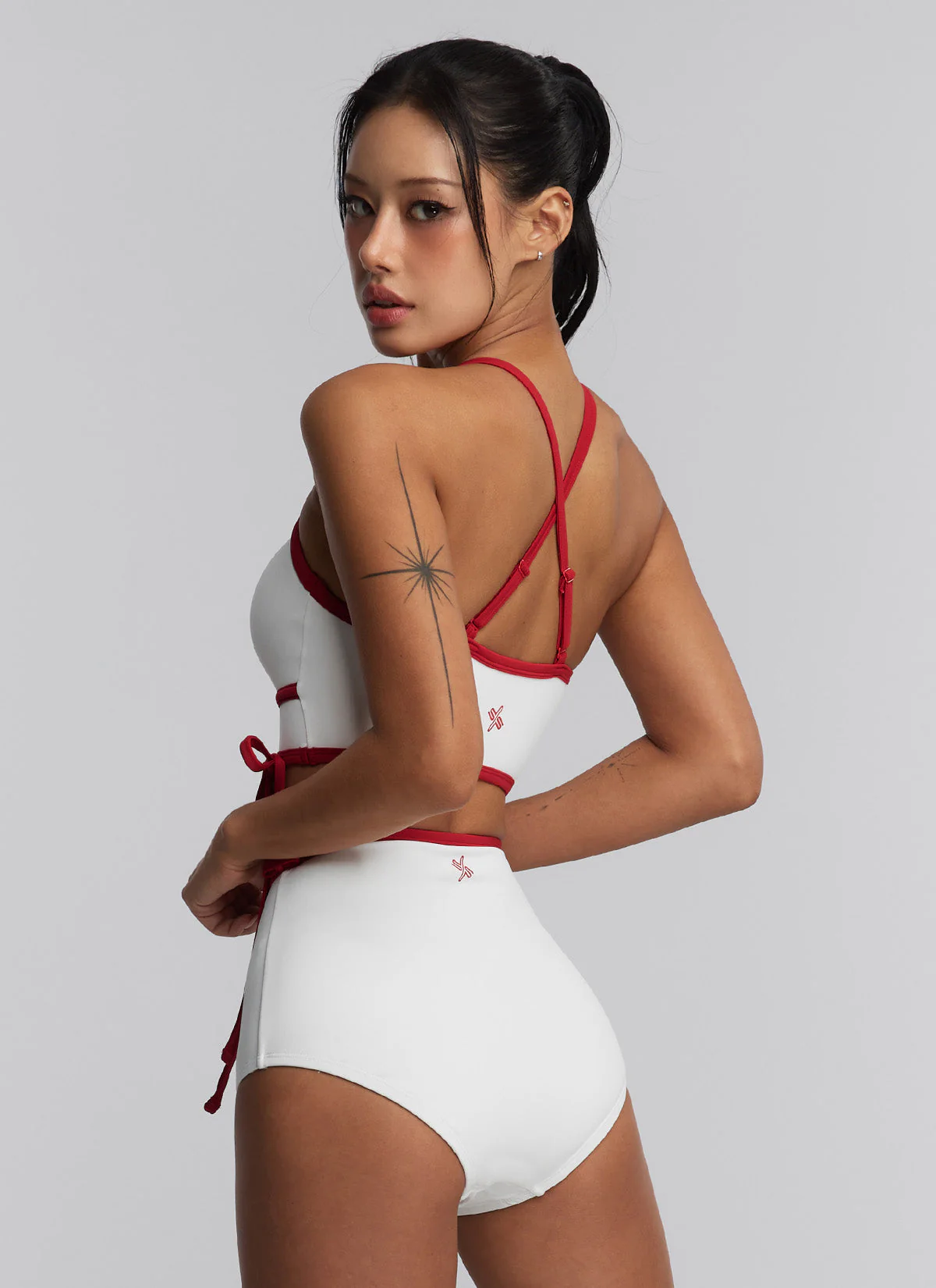 Contrast Ribbon Bra - Image 13