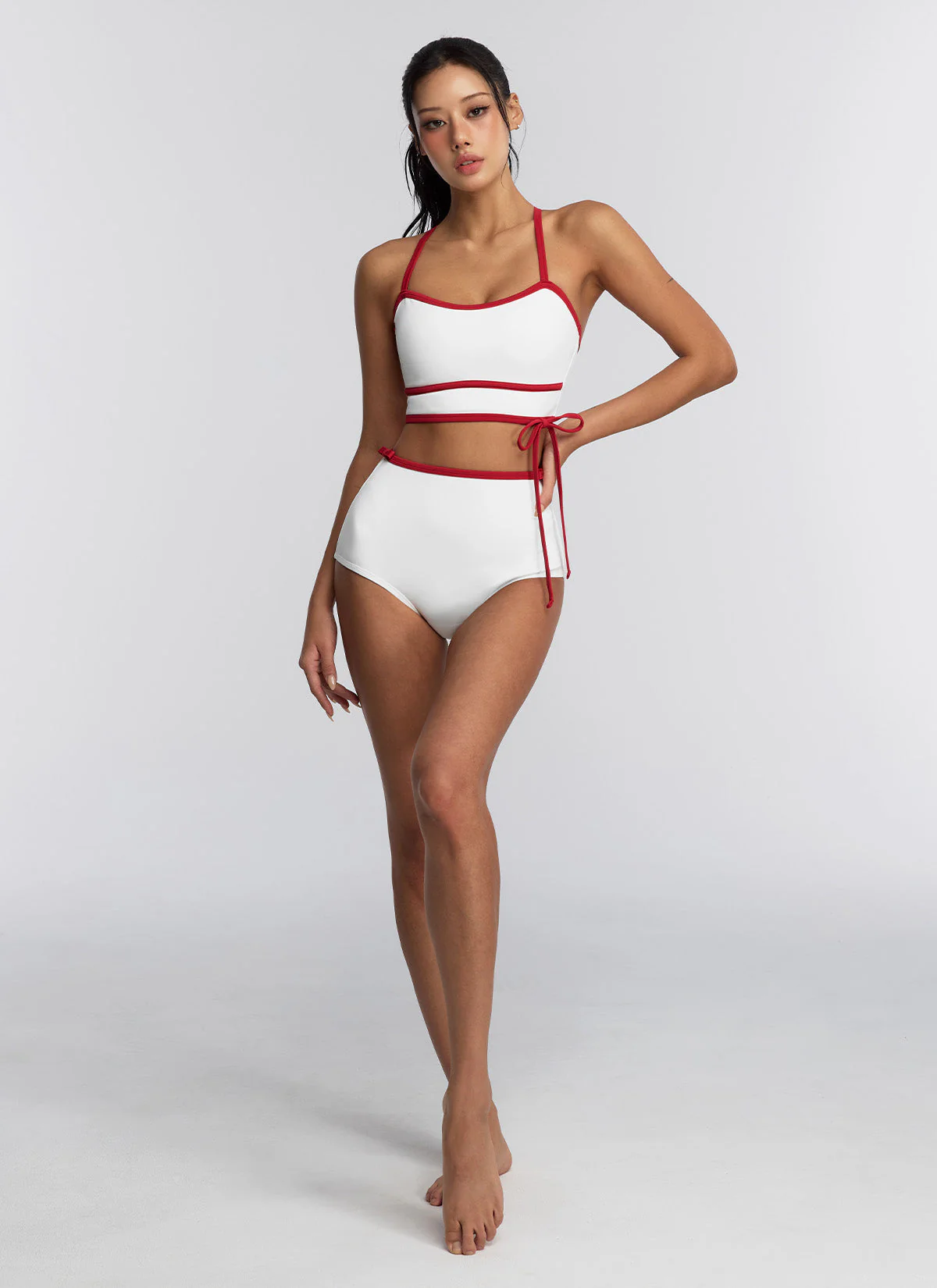 Contrast Ribbon Bra - Image 15