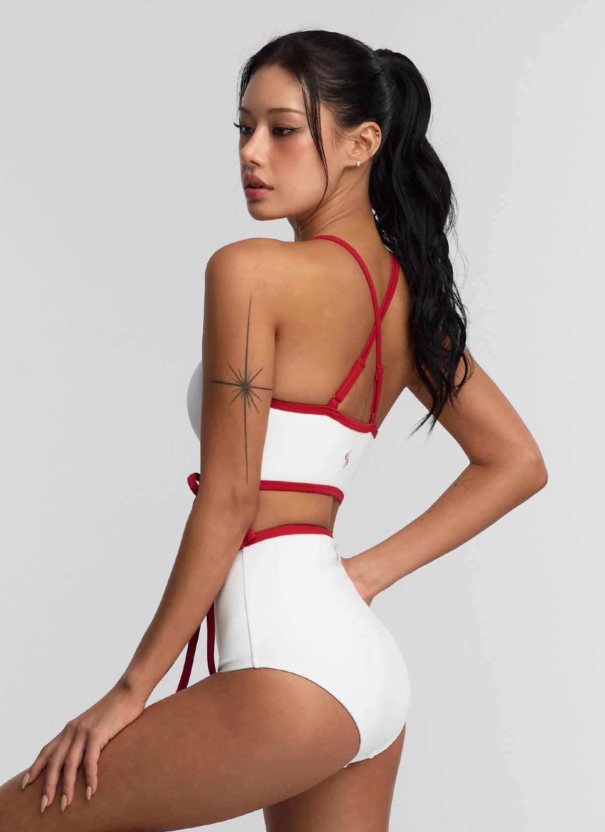 Contrast Ribbon Bra - Image 16
