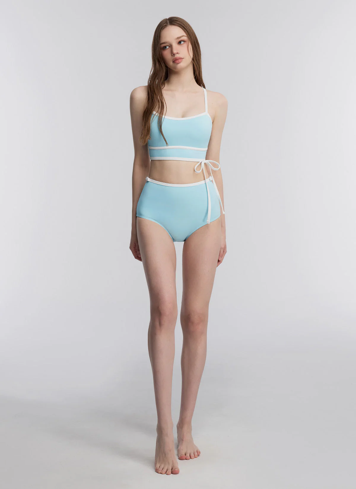 Contrast Ribbon Bra - Image 3