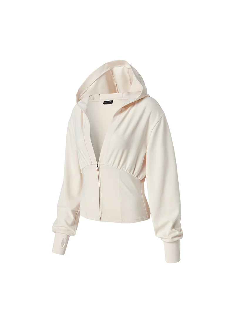Deep V-Neck Hood Zip-up - Image 17