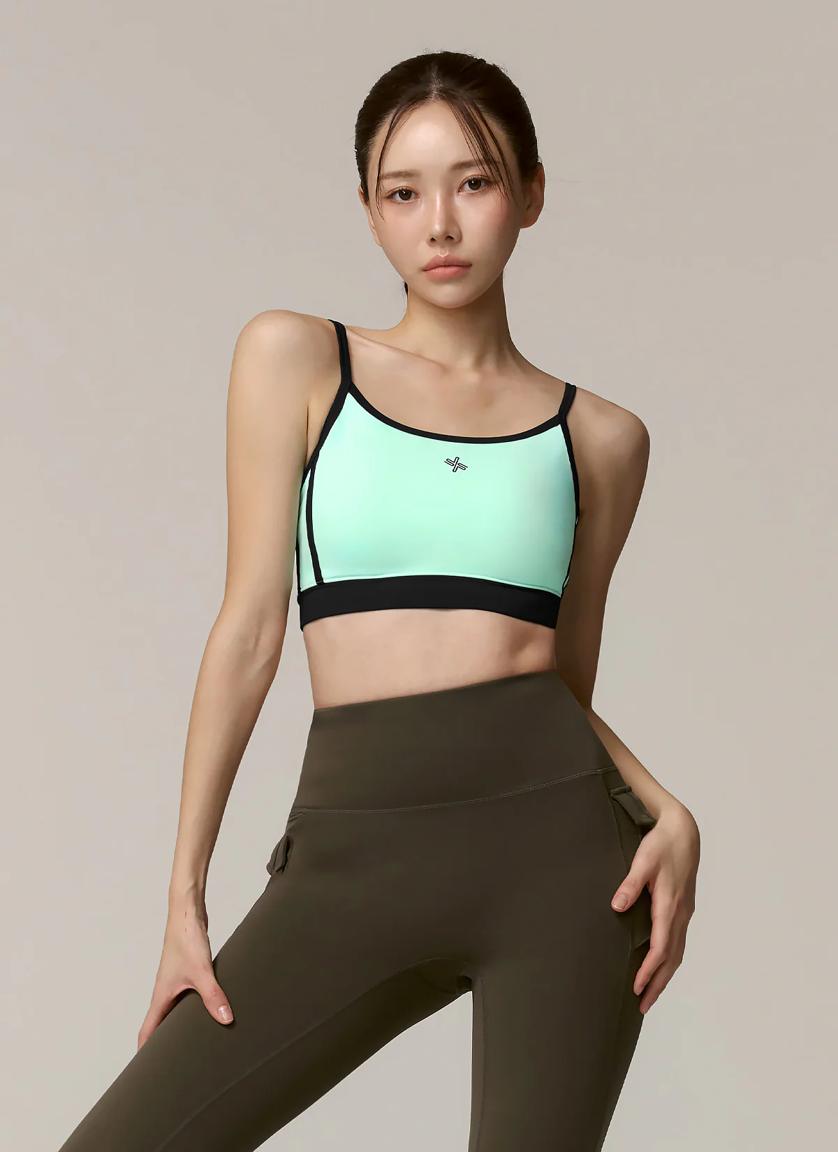 Double Line Color Block Bra - Image 5