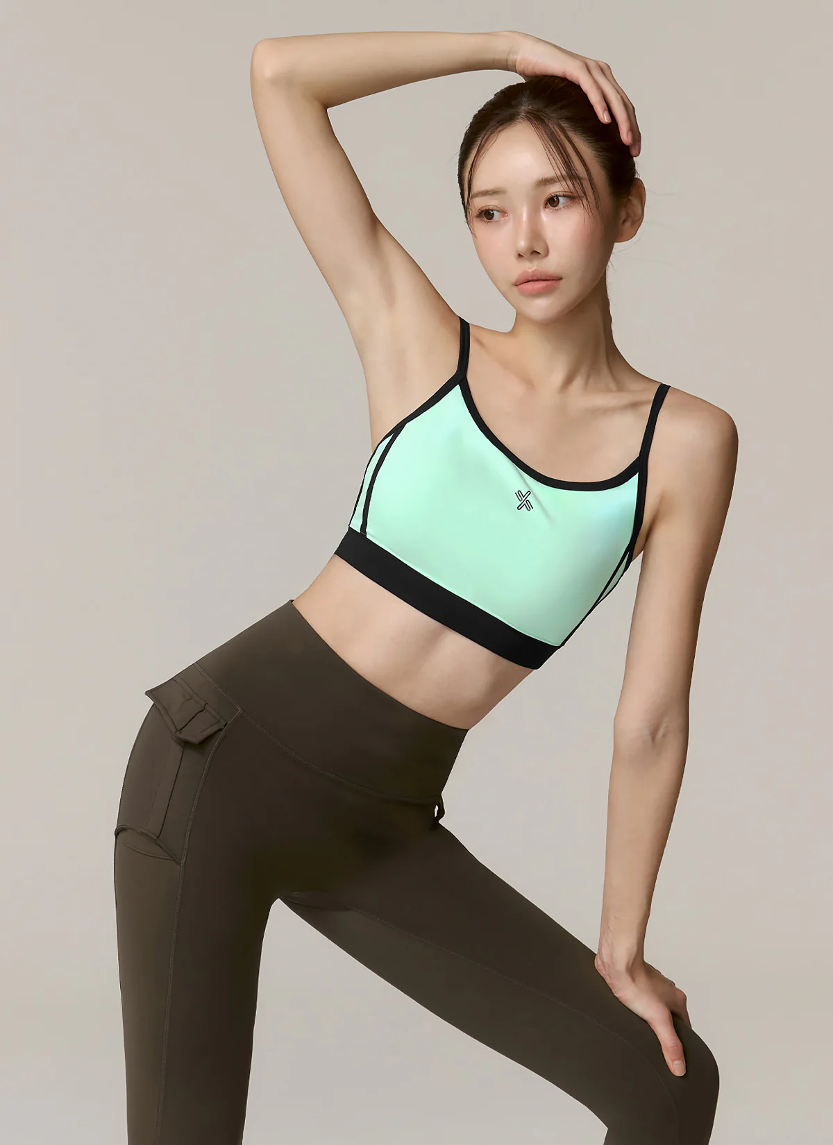 Double Line Color Block Bra - Image 7