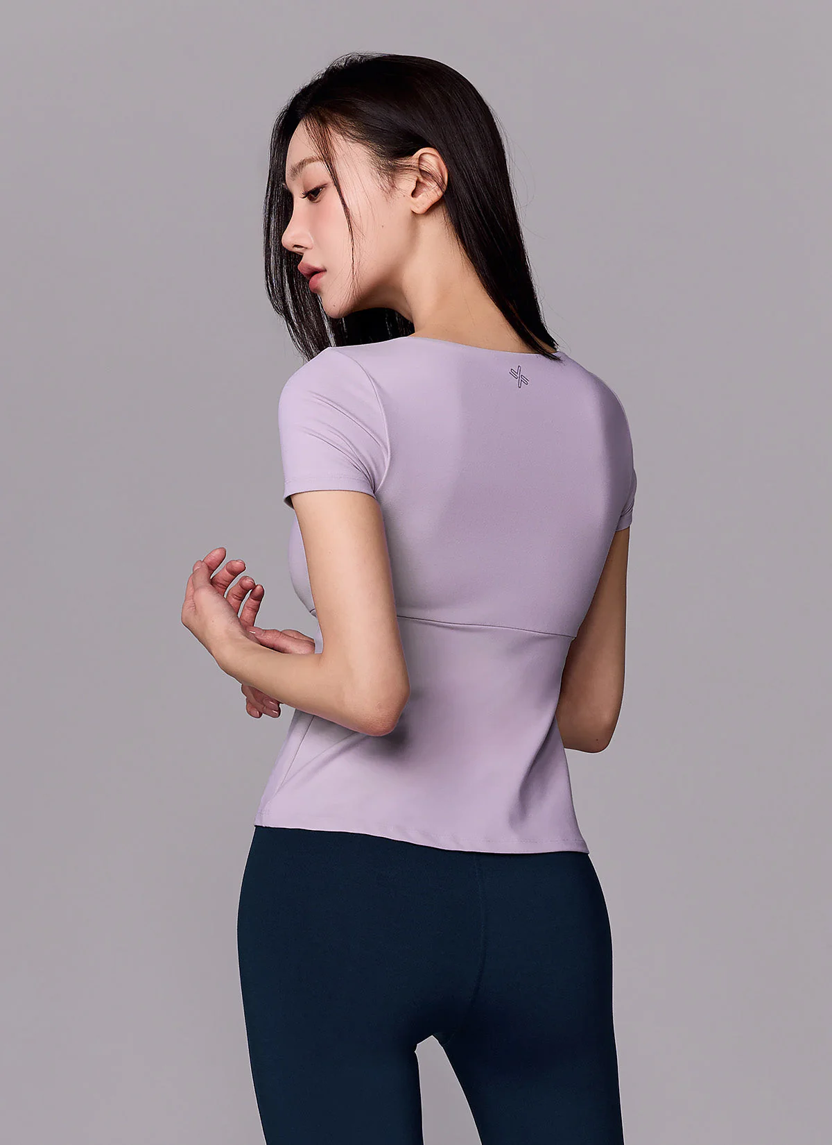 Flare Square Neck Inpad Short Sleeve - Image 11