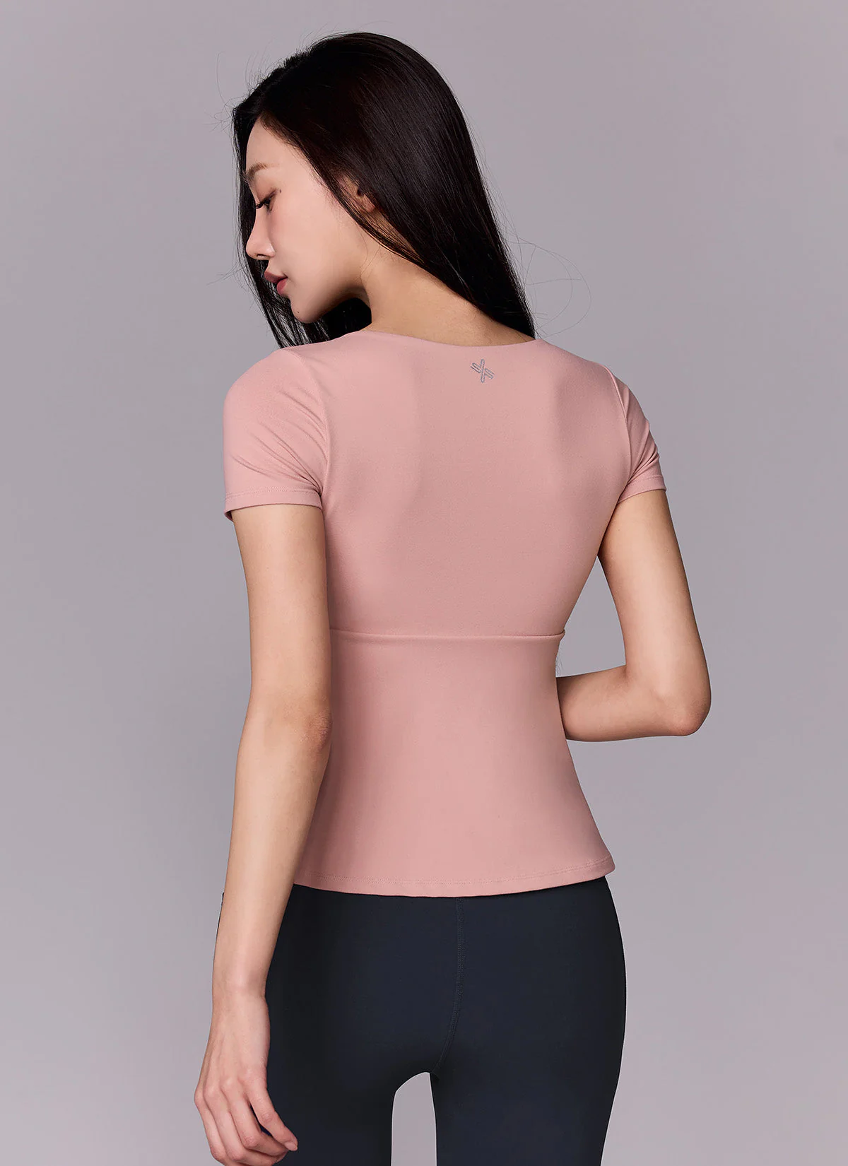 Flare Square Neck Inpad Short Sleeve - Image 17