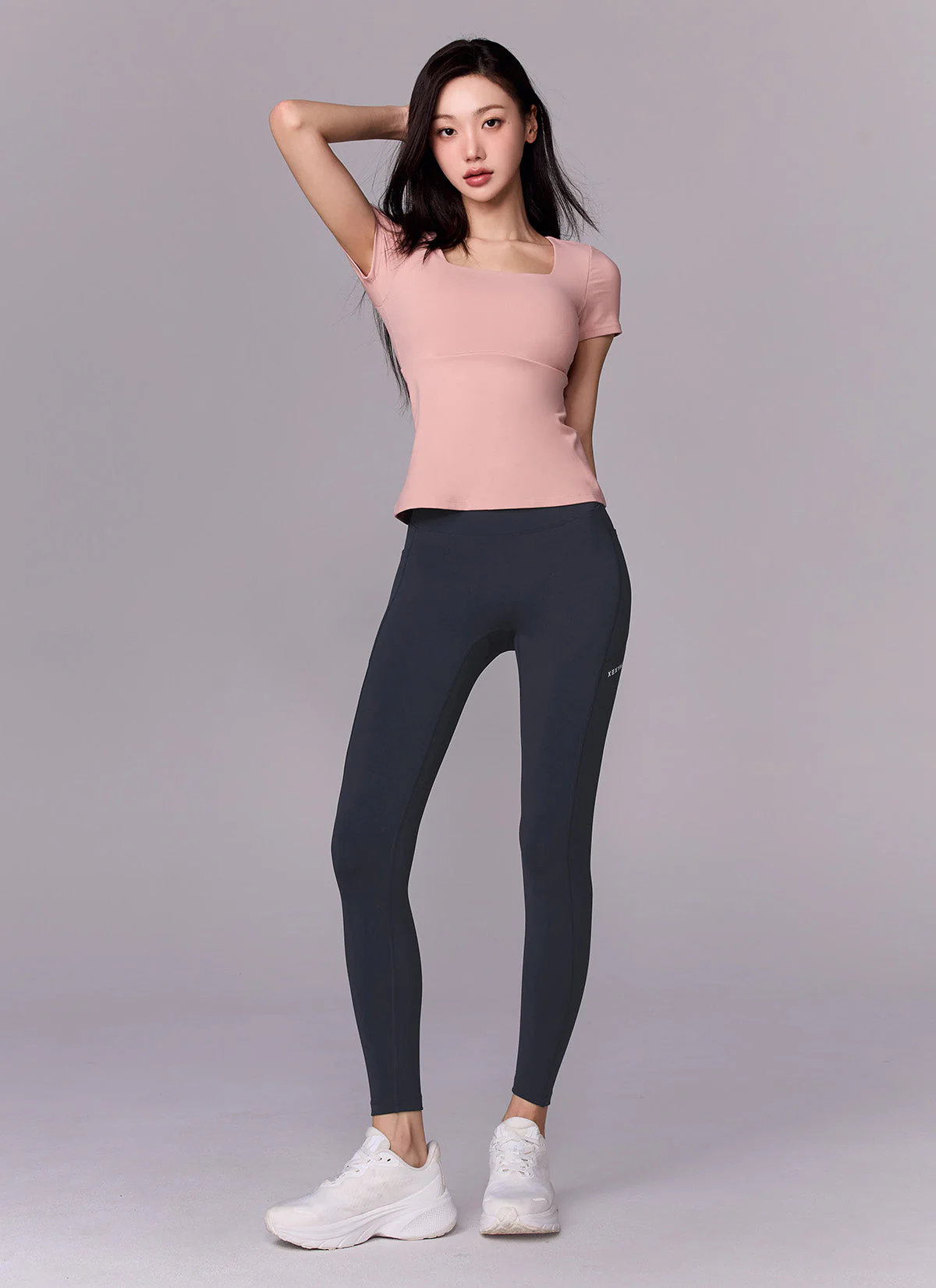 Flare Square Neck Inpad Short Sleeve - Image 19
