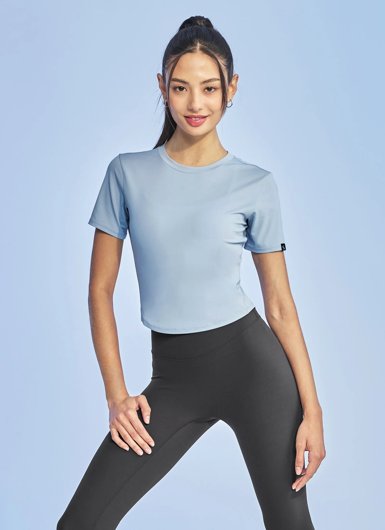 Ice Feather Cropped Short Sleeve - Image 4