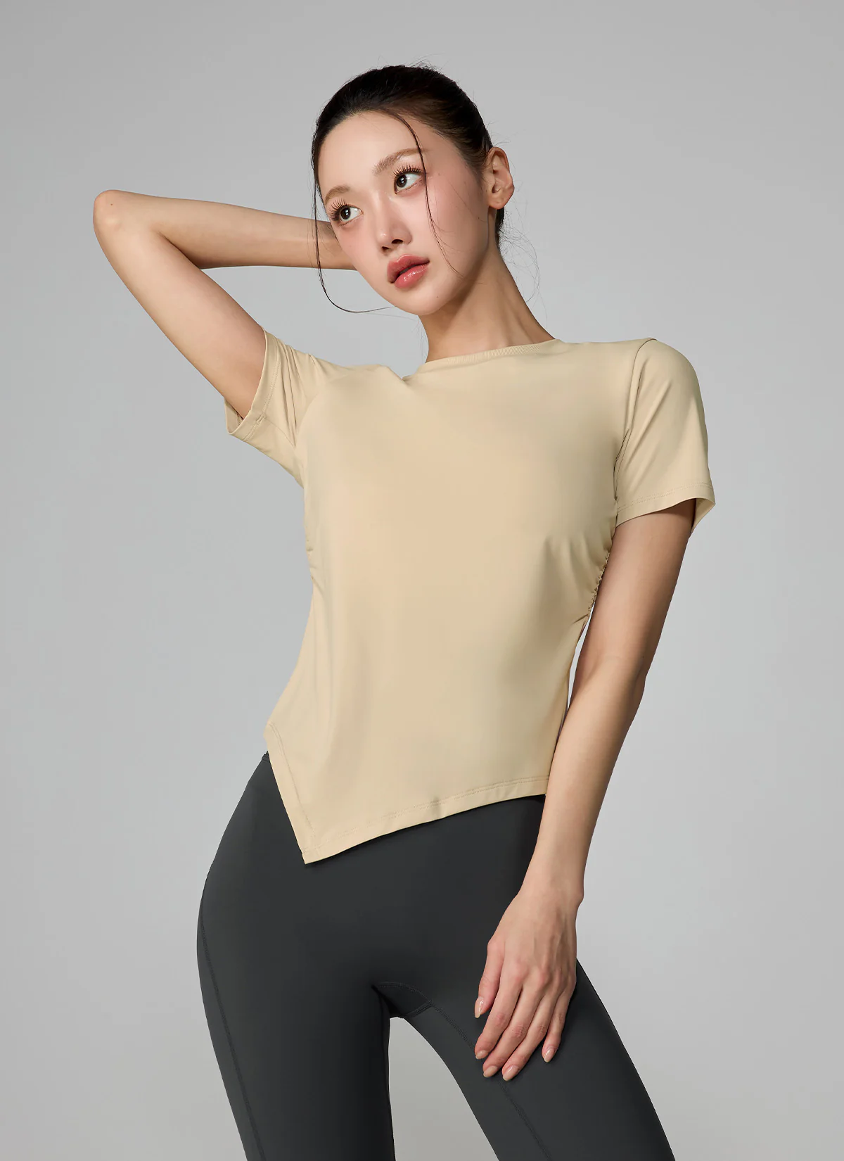 Ice Feather Light 2.0 Unbalanced Shirring Short Sleeve - Image 11