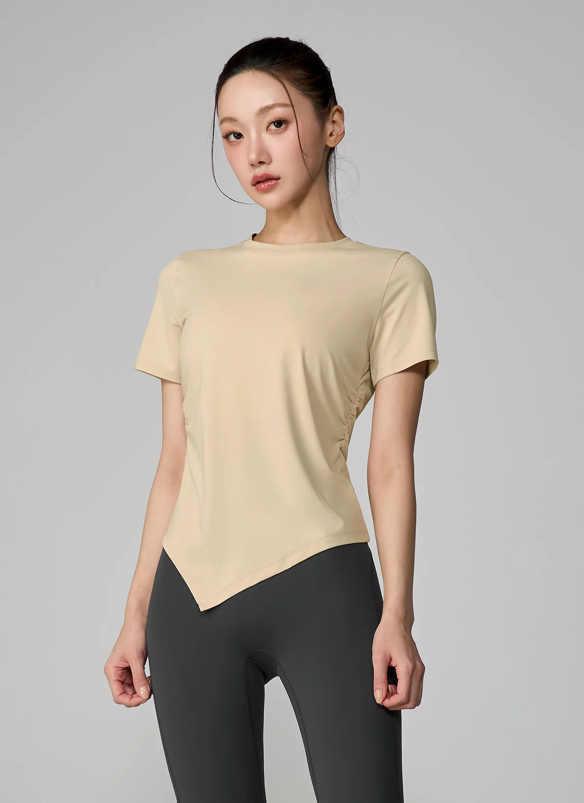 Ice Feather Light 2.0 Unbalanced Shirring Short Sleeve - Image 12