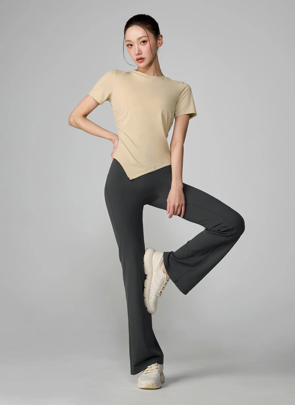 Ice Feather Light 2.0 Unbalanced Shirring Short Sleeve - Image 13