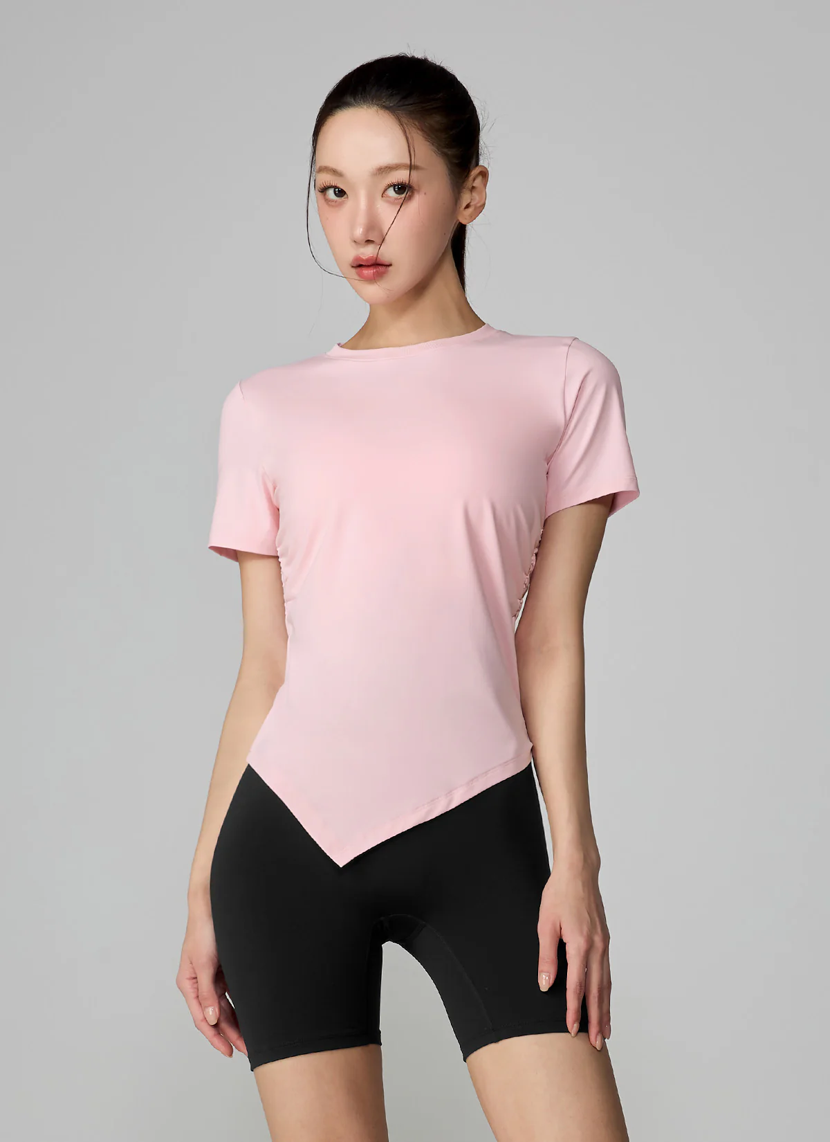 Ice Feather Light 2.0 Unbalanced Shirring Short Sleeve - Image 5