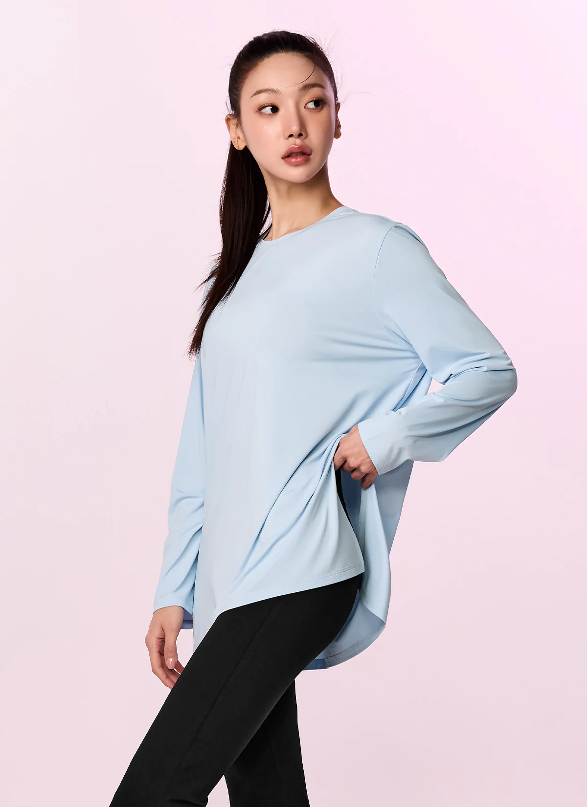 Ice Feather Light Loose Fit Long Sleeve - Image 40