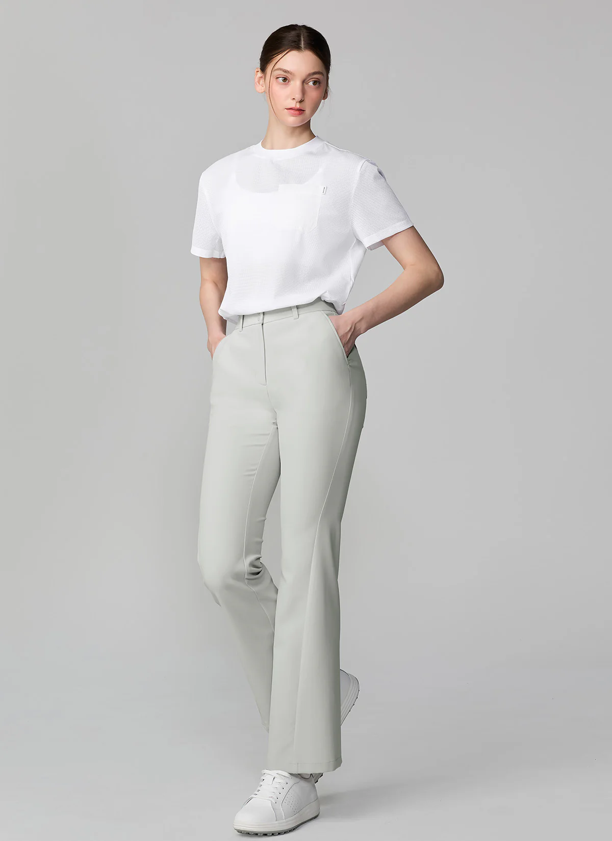 Light Stretch Bootcut Pants - Image 17
