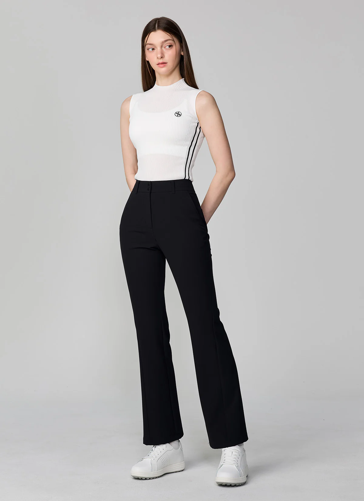 Light Stretch Bootcut Pants - Image 22