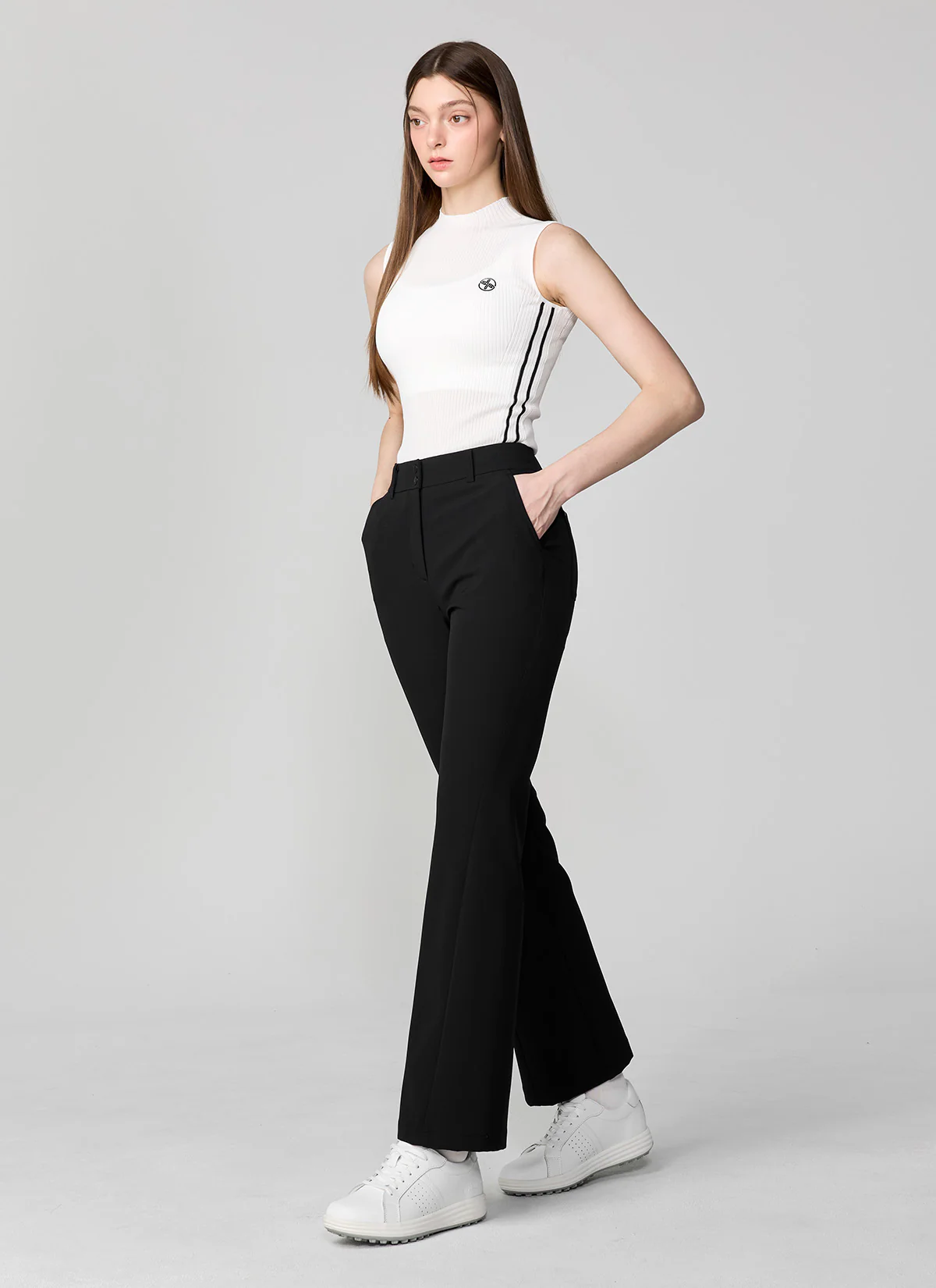 Light Stretch Bootcut Pants - Image 23