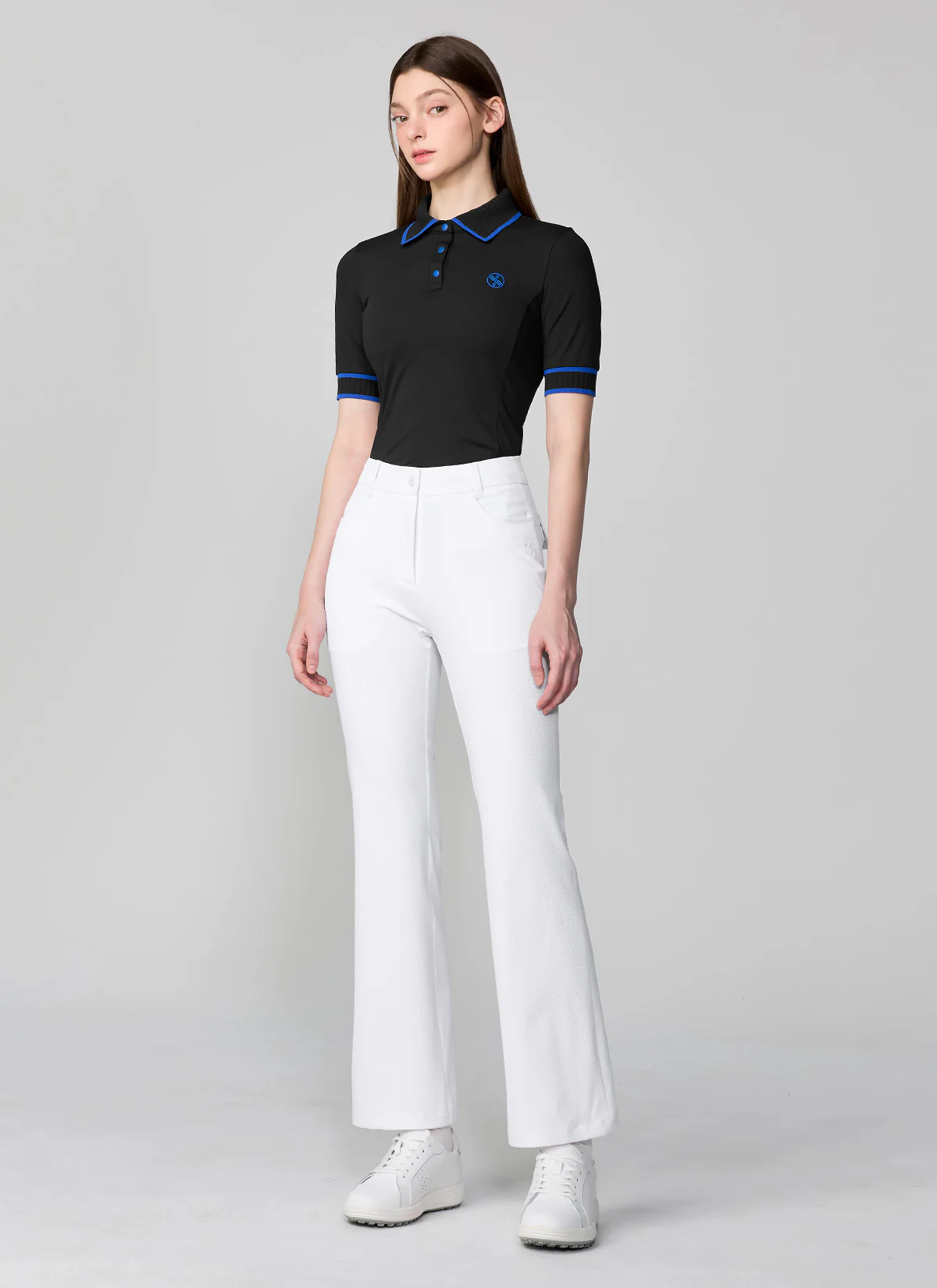 Light Textured Bootcut Pants - Image 5