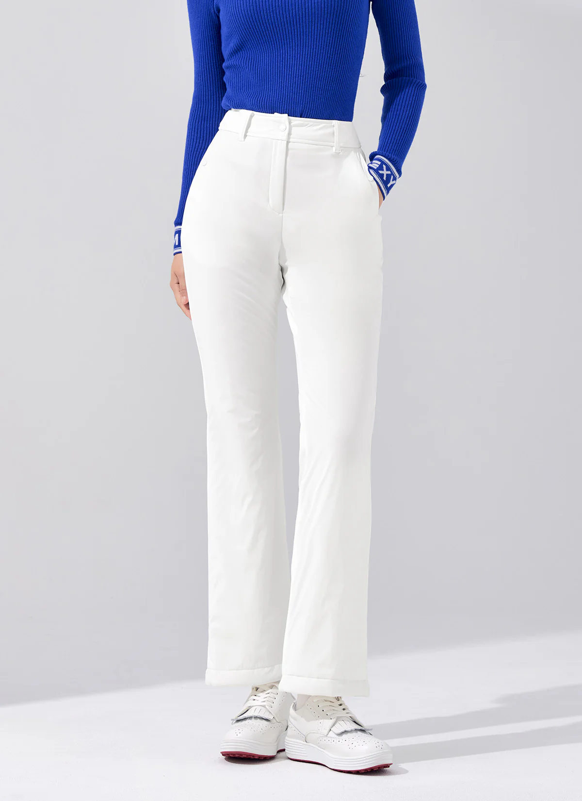 Padded Mix Bootcut Pants - Image 5