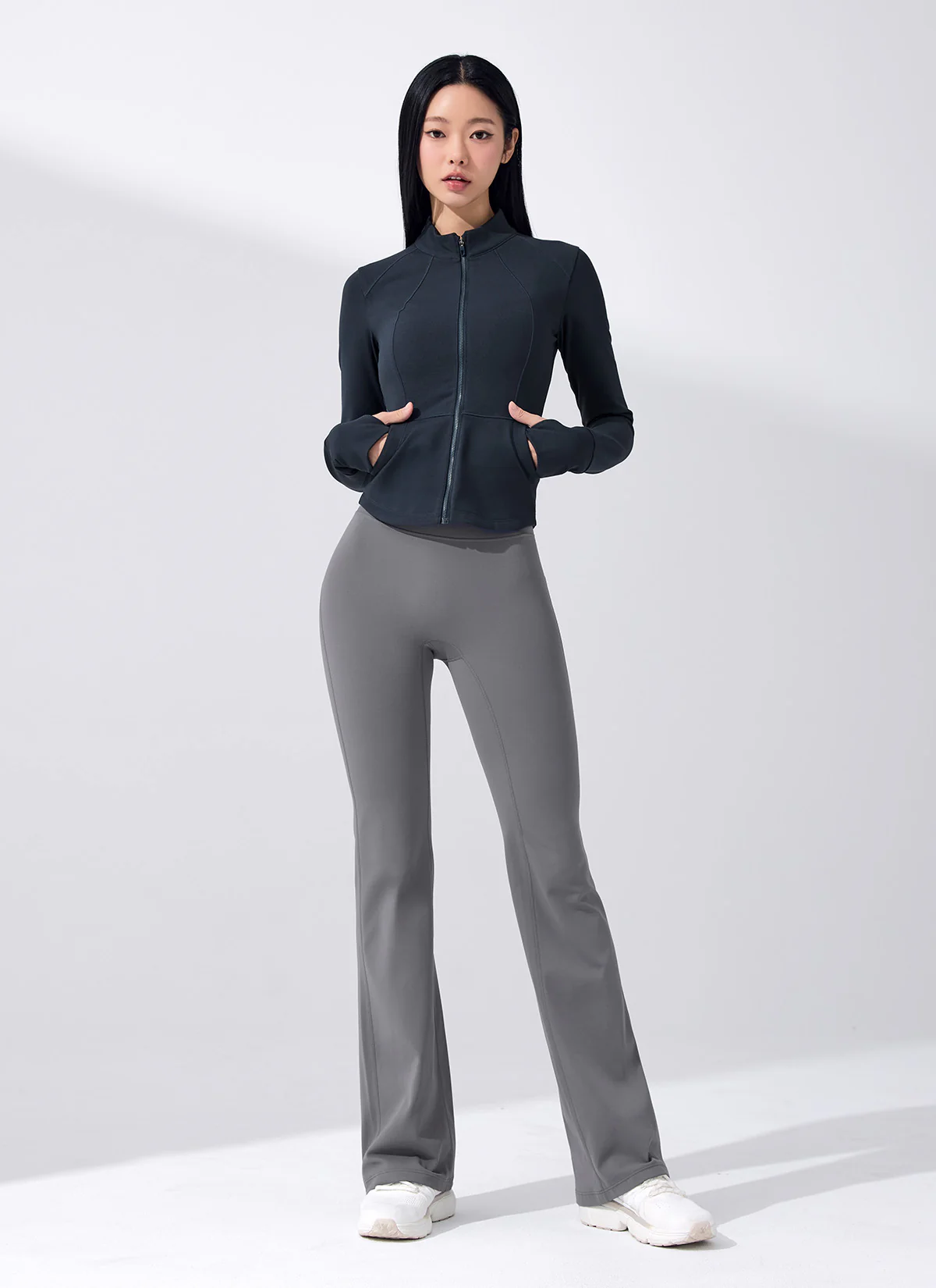 Power Fleece Heat Slim Fit Zip-Up Jacket - Image 5