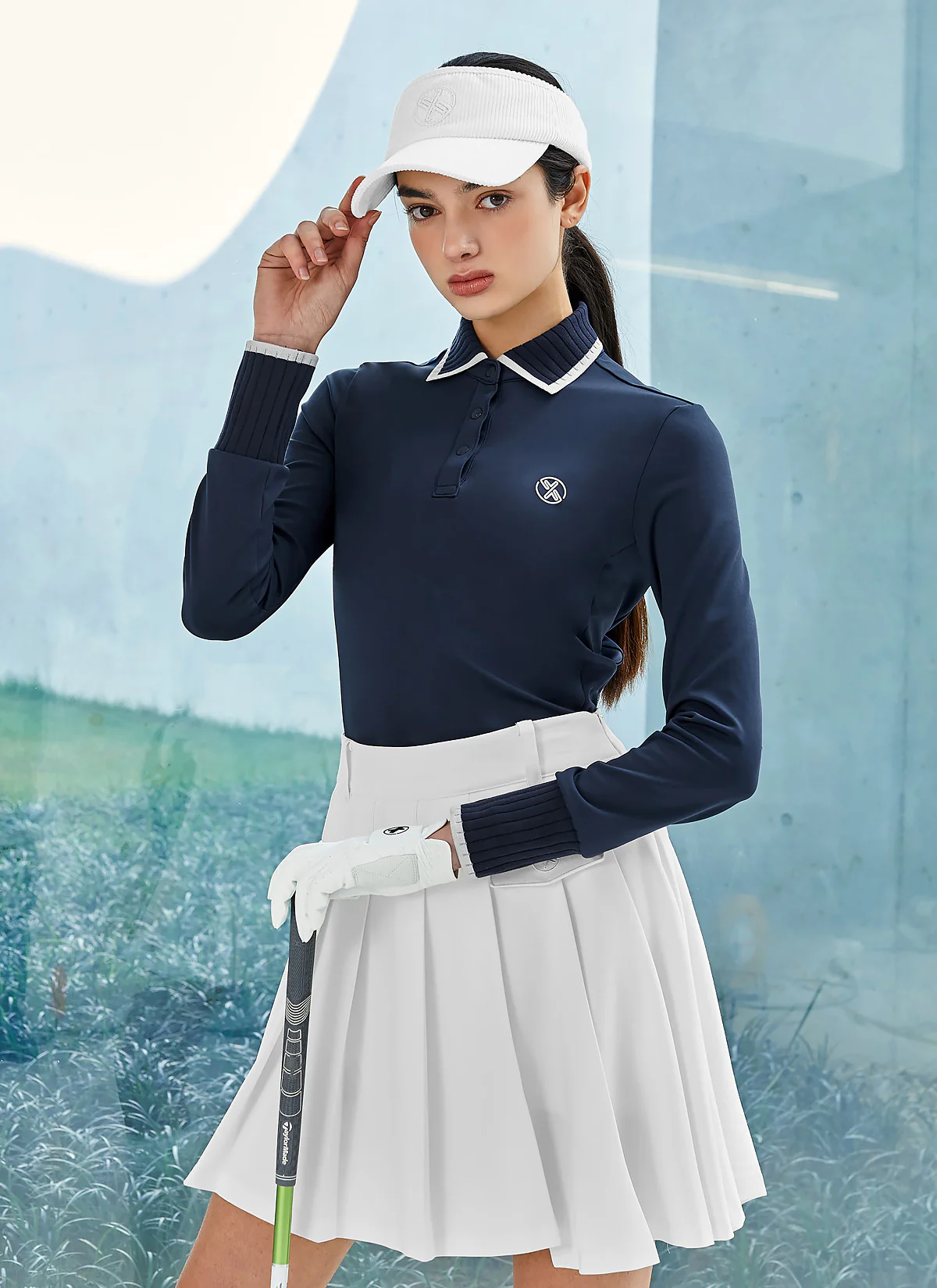 Ribbed Fluffy Polo Long Sleeve - Image 15