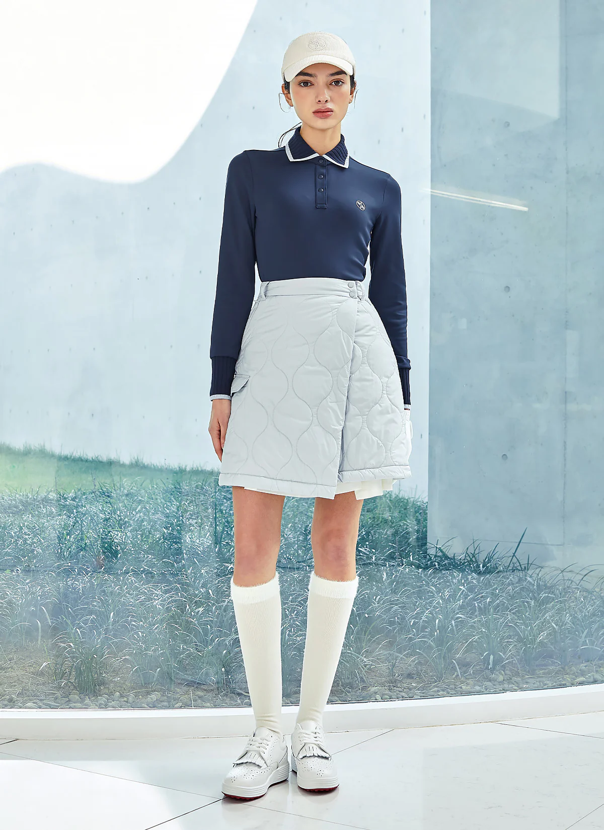 Ribbed Fluffy Polo Long Sleeve - Image 17