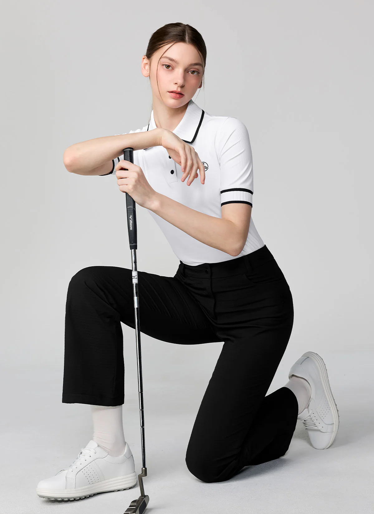 Ribbed Line Polo Short Sleeve - Image 12