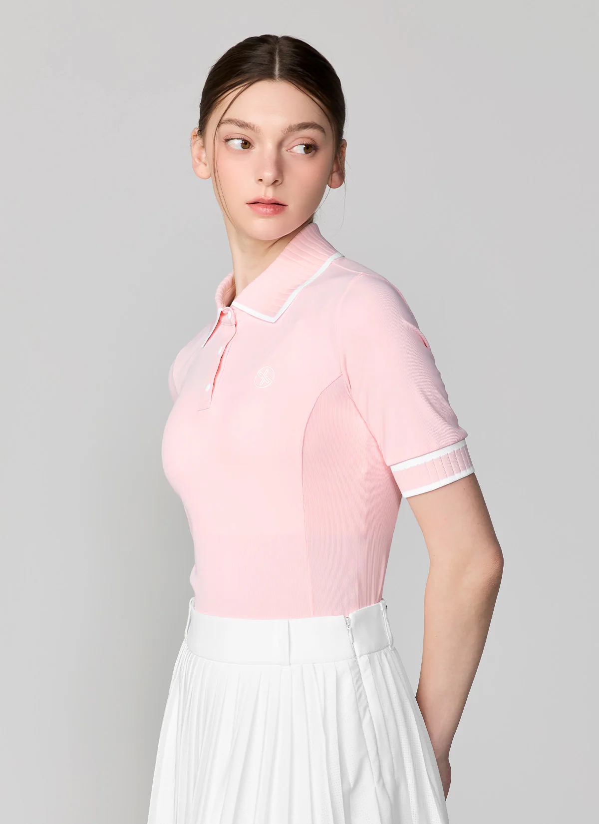 Ribbed Line Polo Short Sleeve - Image 15