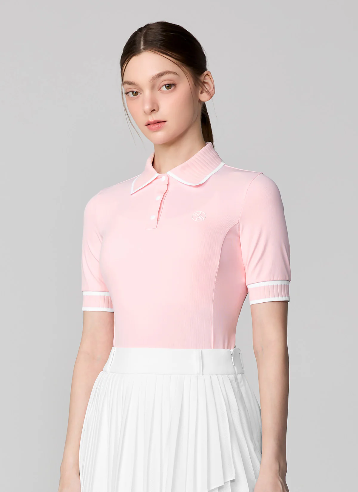 Ribbed Line Polo Short Sleeve - Image 17