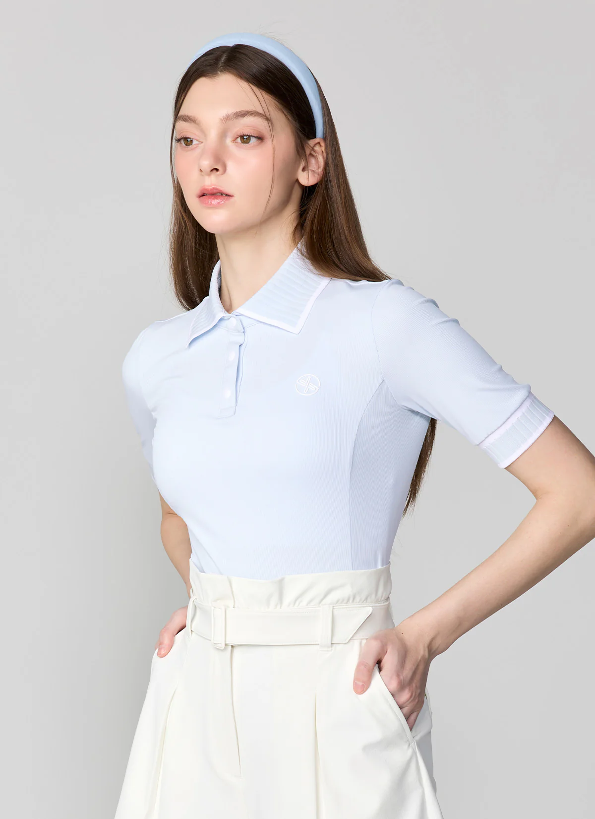 Ribbed Line Polo Short Sleeve - Image 21