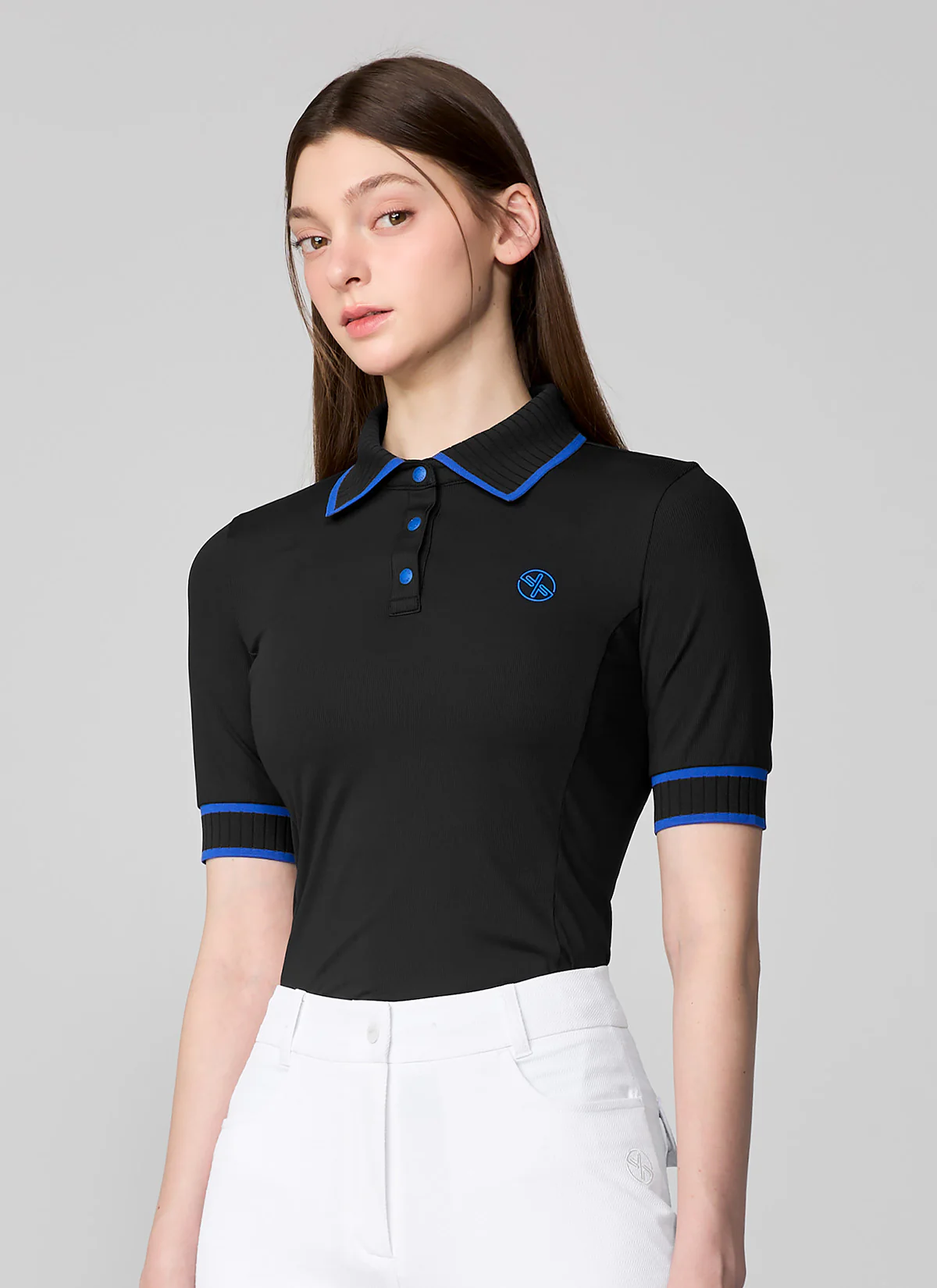 Ribbed Line Polo Short Sleeve - Image 5