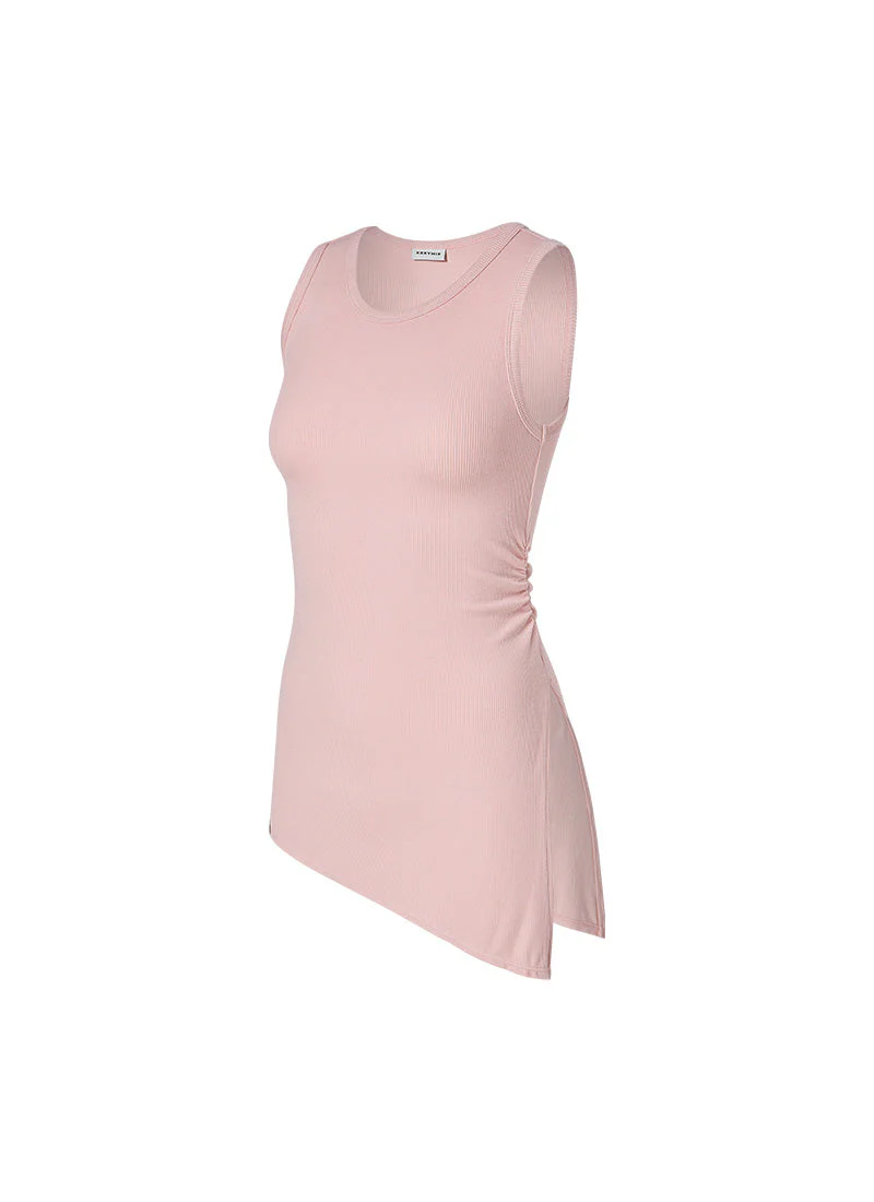 Ribbed Unbalanced Slit Sleeveless - Image 11