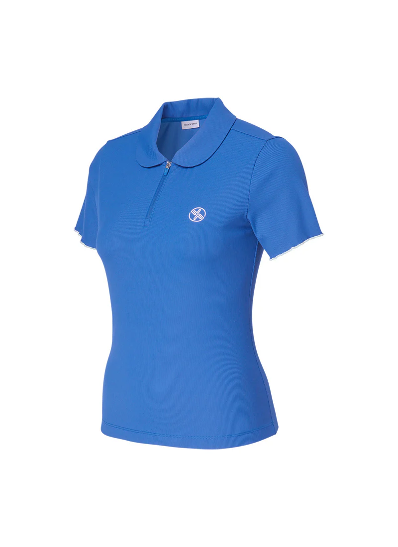 Round Collar Ruffle Short Sleeve - Image 16