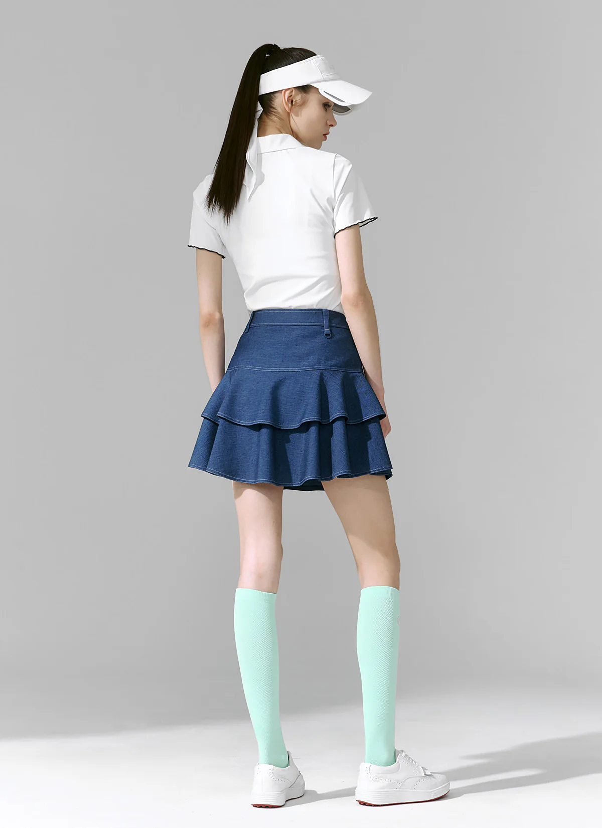 Round Collar Ruffle Short Sleeve - Image 6